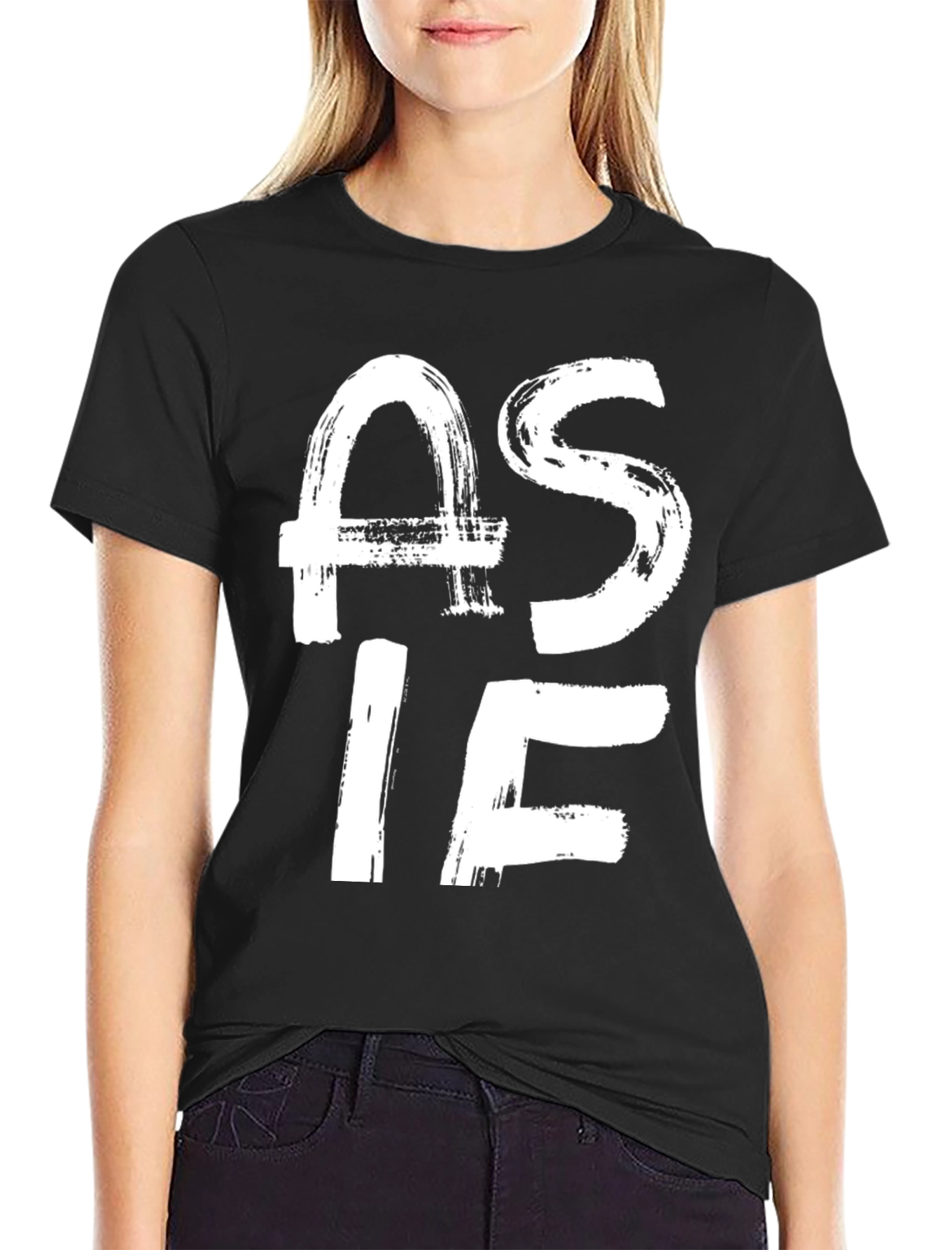 As If Graphic Tee - Black T-Shirt