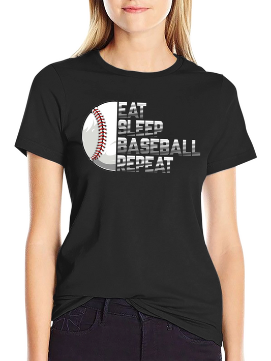 Eat Sleep Baseball Repeat T-Shirt