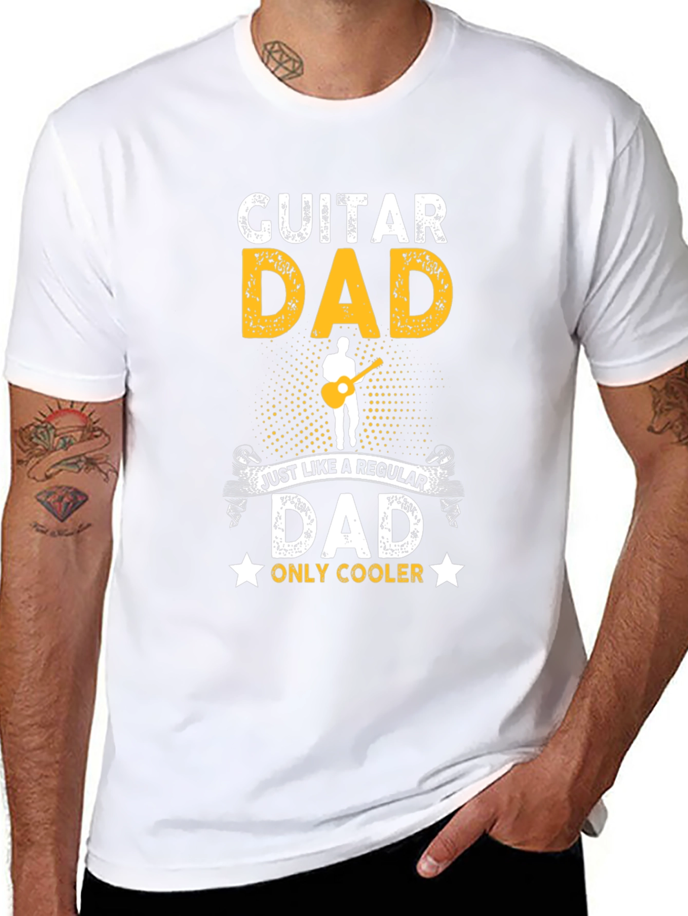 Guitar Dad T-Shirt - Cool Fathers Day Gift