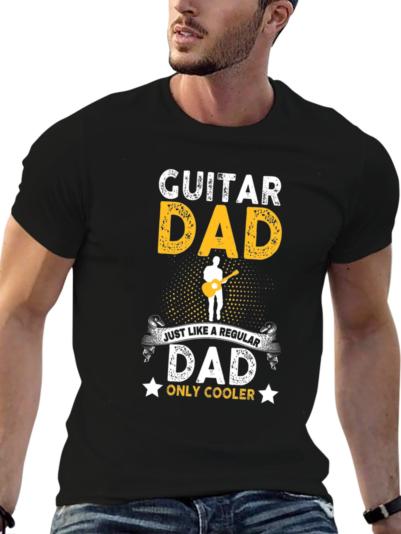 Guitar Dad T-Shirt - Cool Fathers Day Gift