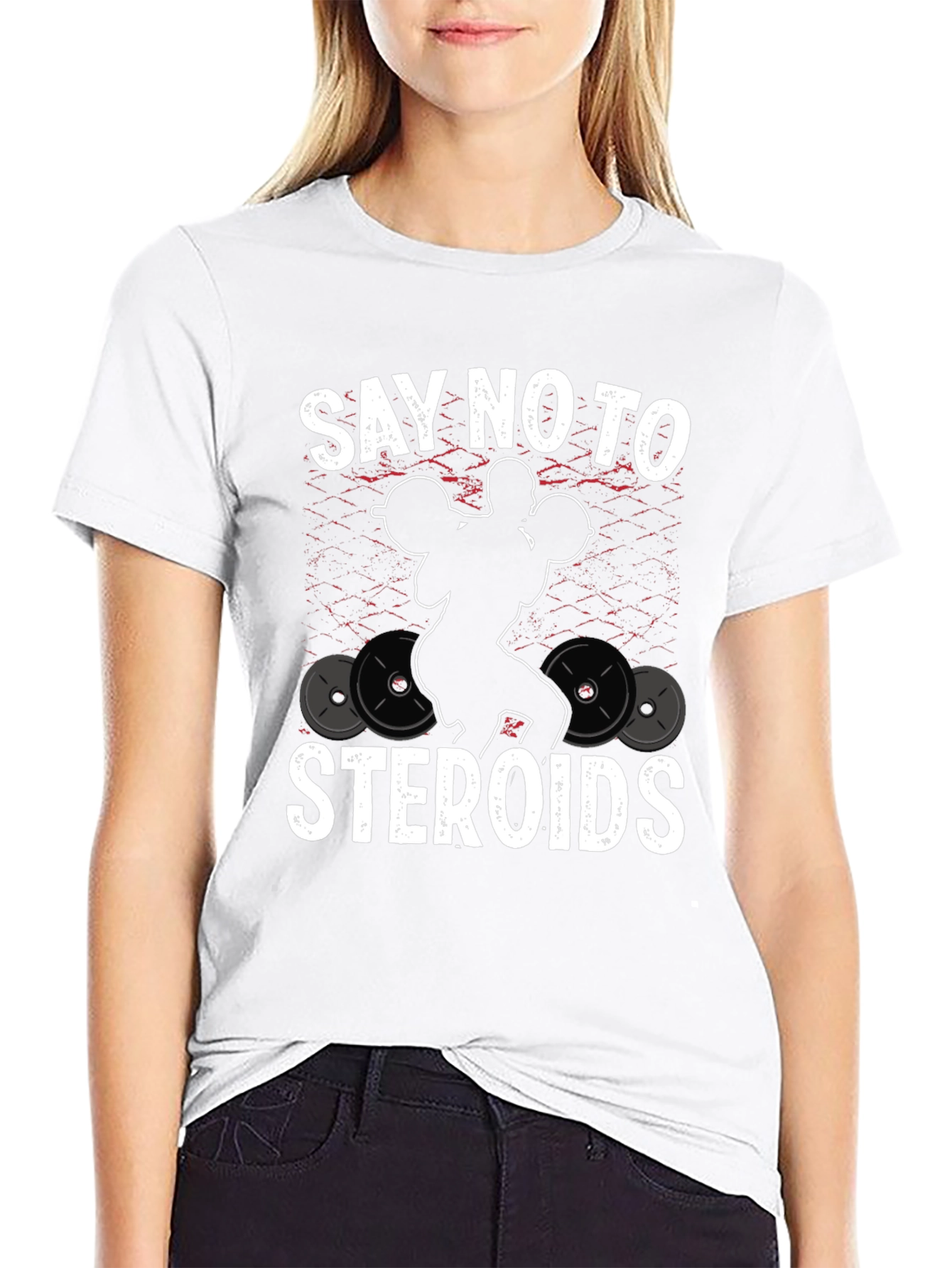 Say No To Steroids Weightlifting T-Shirt