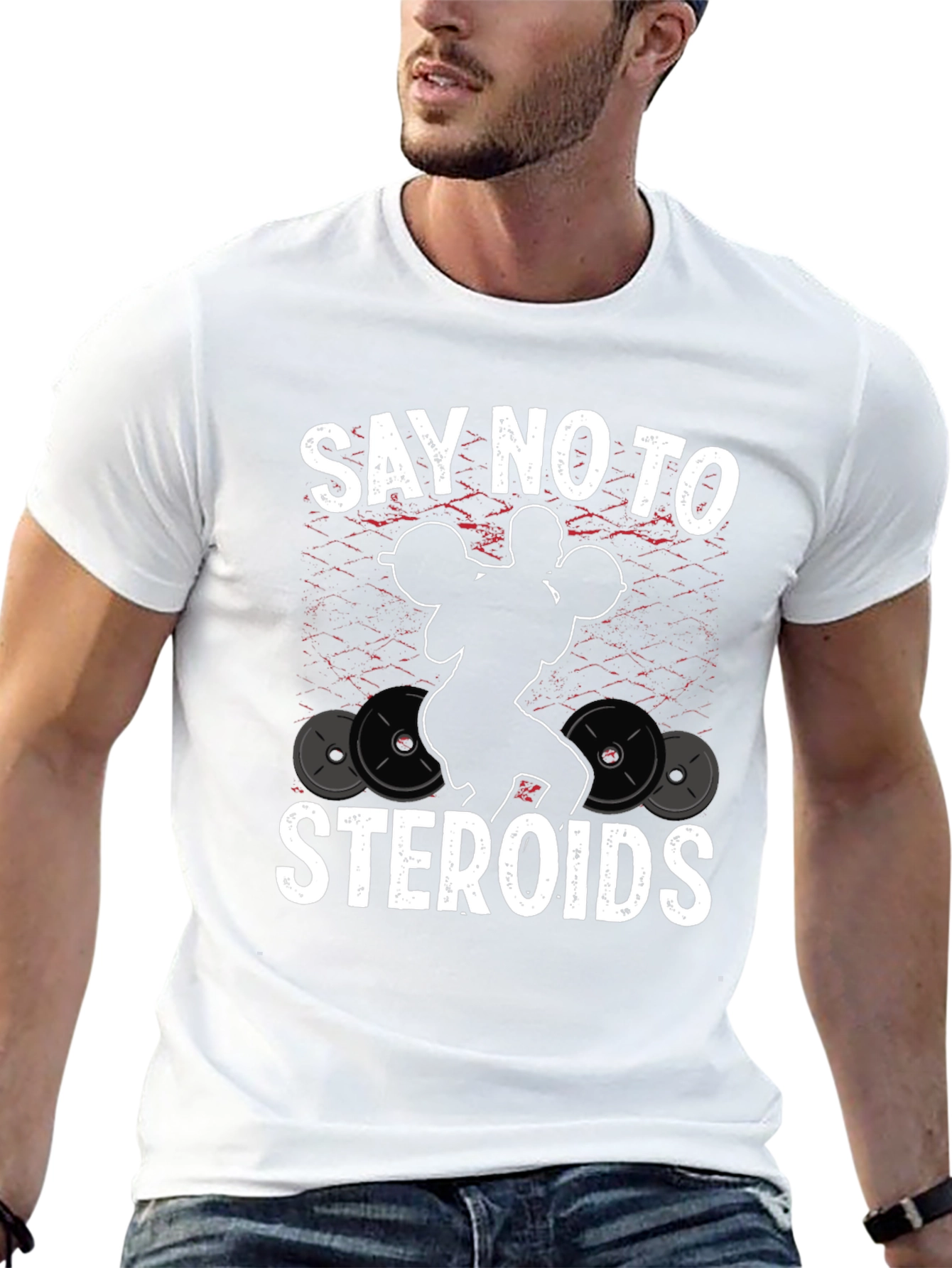 Say No To Steroids Weightlifting T-Shirt