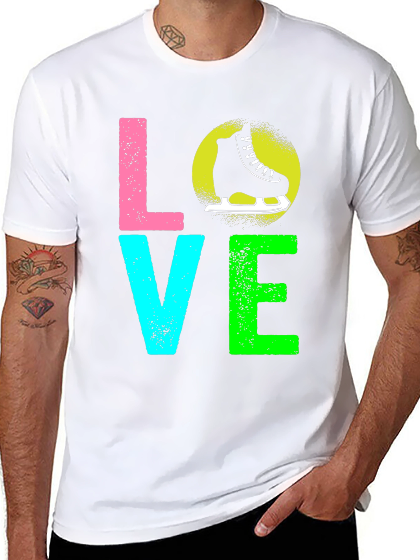 I Love Skating T-Shirt - Novelty Tee