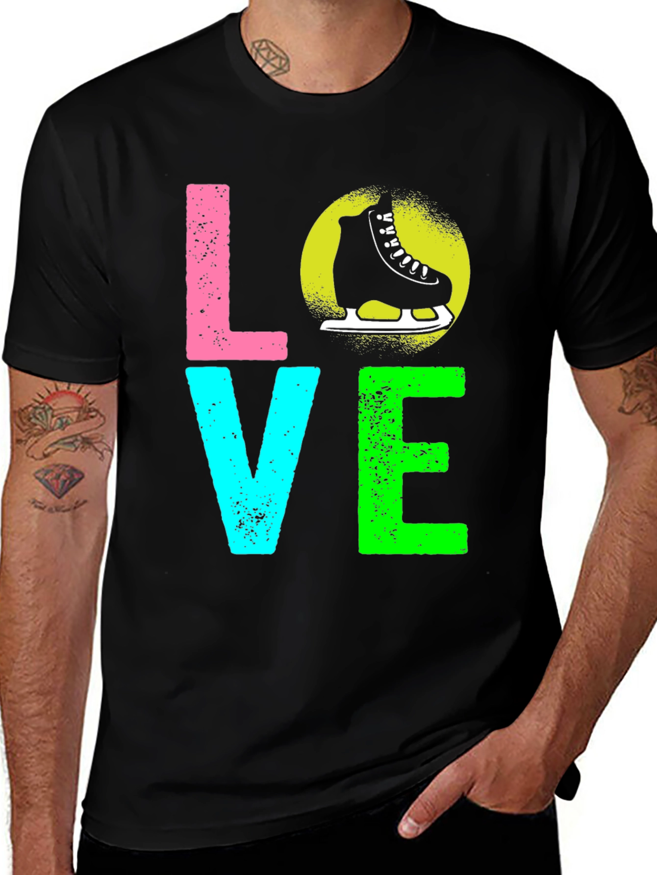 I Love Skating T-Shirt - Novelty Tee