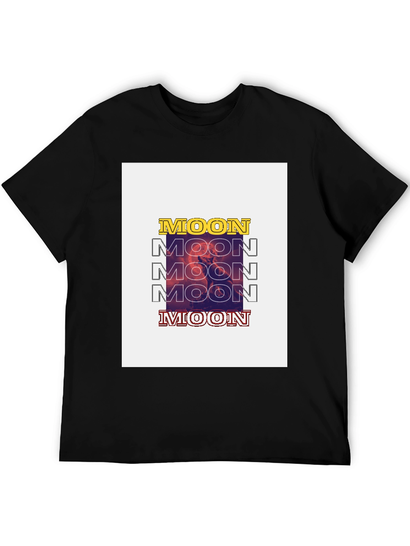 Moon Graphic T-Shirt - Trendy Streetwear