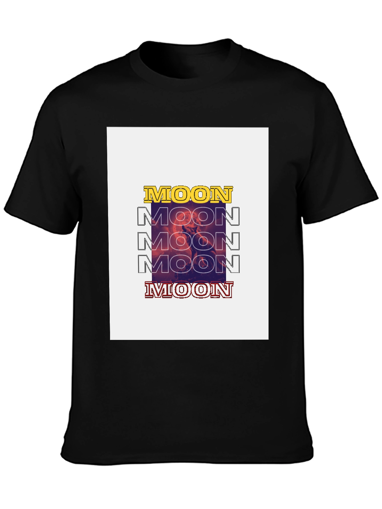 Moon Graphic T-Shirt - Trendy Streetwear