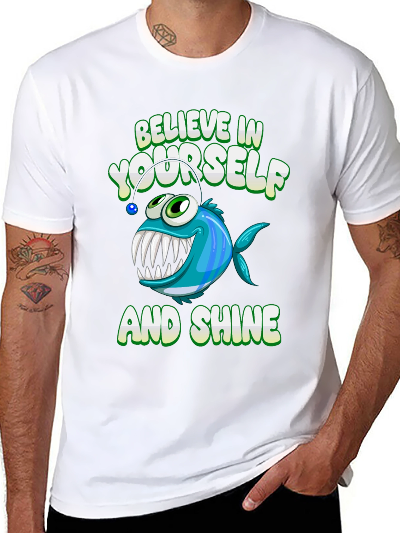 Believe in Yourself & Shine Graphic Tee