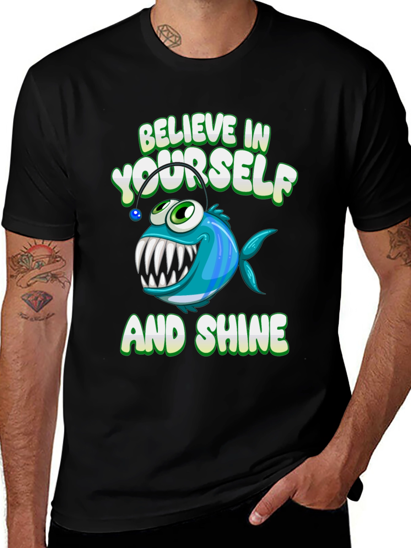 Believe in Yourself & Shine Graphic Tee