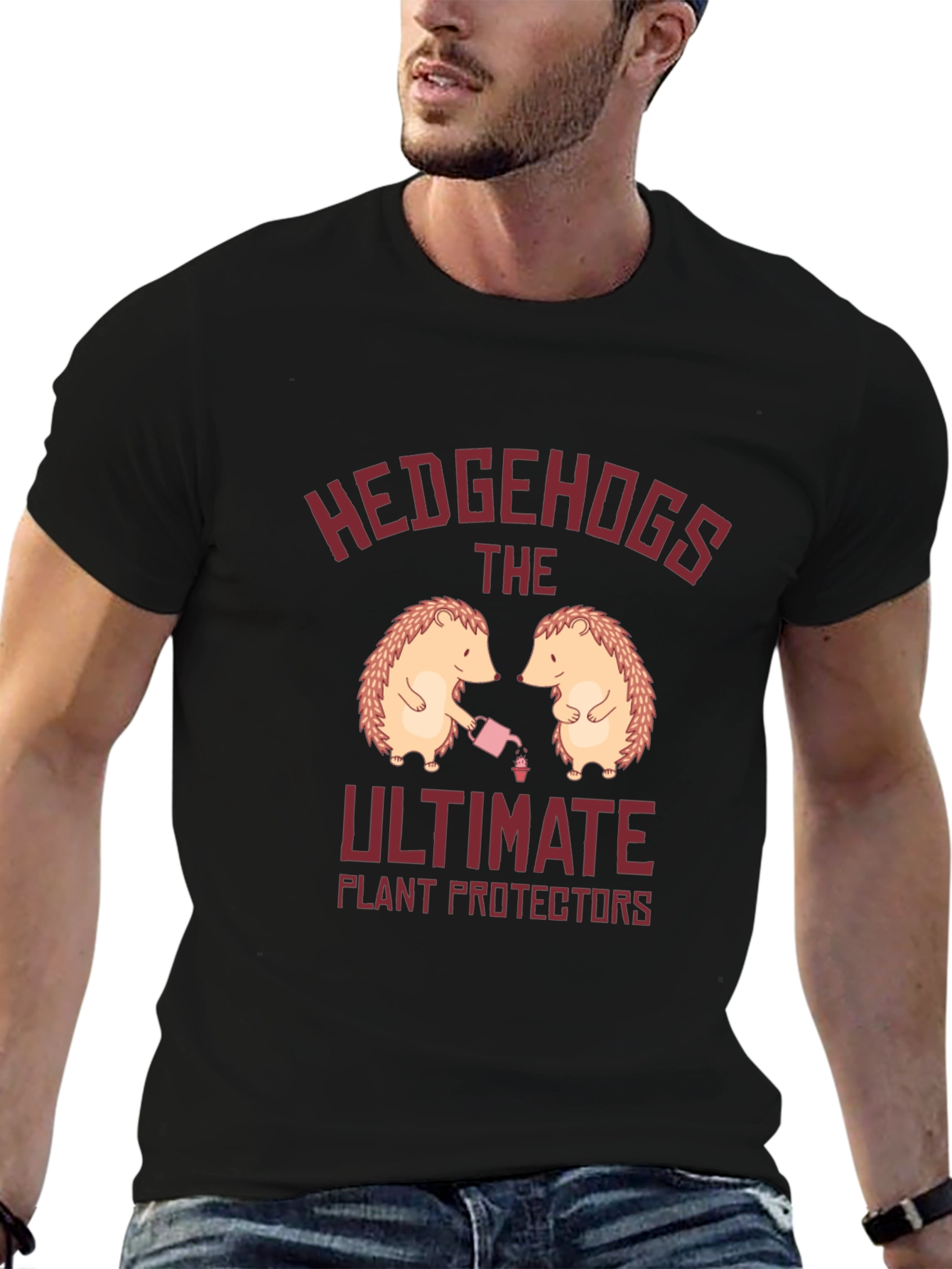 Hedgehogs Ultimate Plant Protectors Graphic Tee