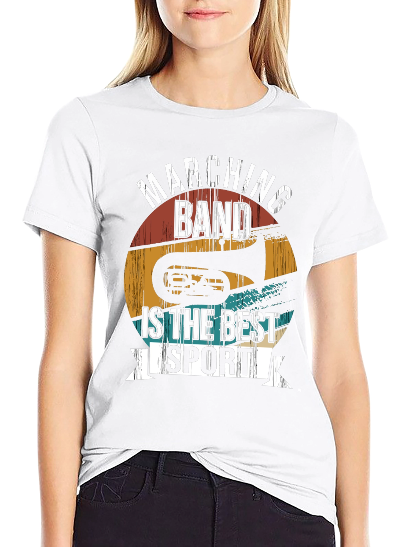 Marching Band Best Sport Tee