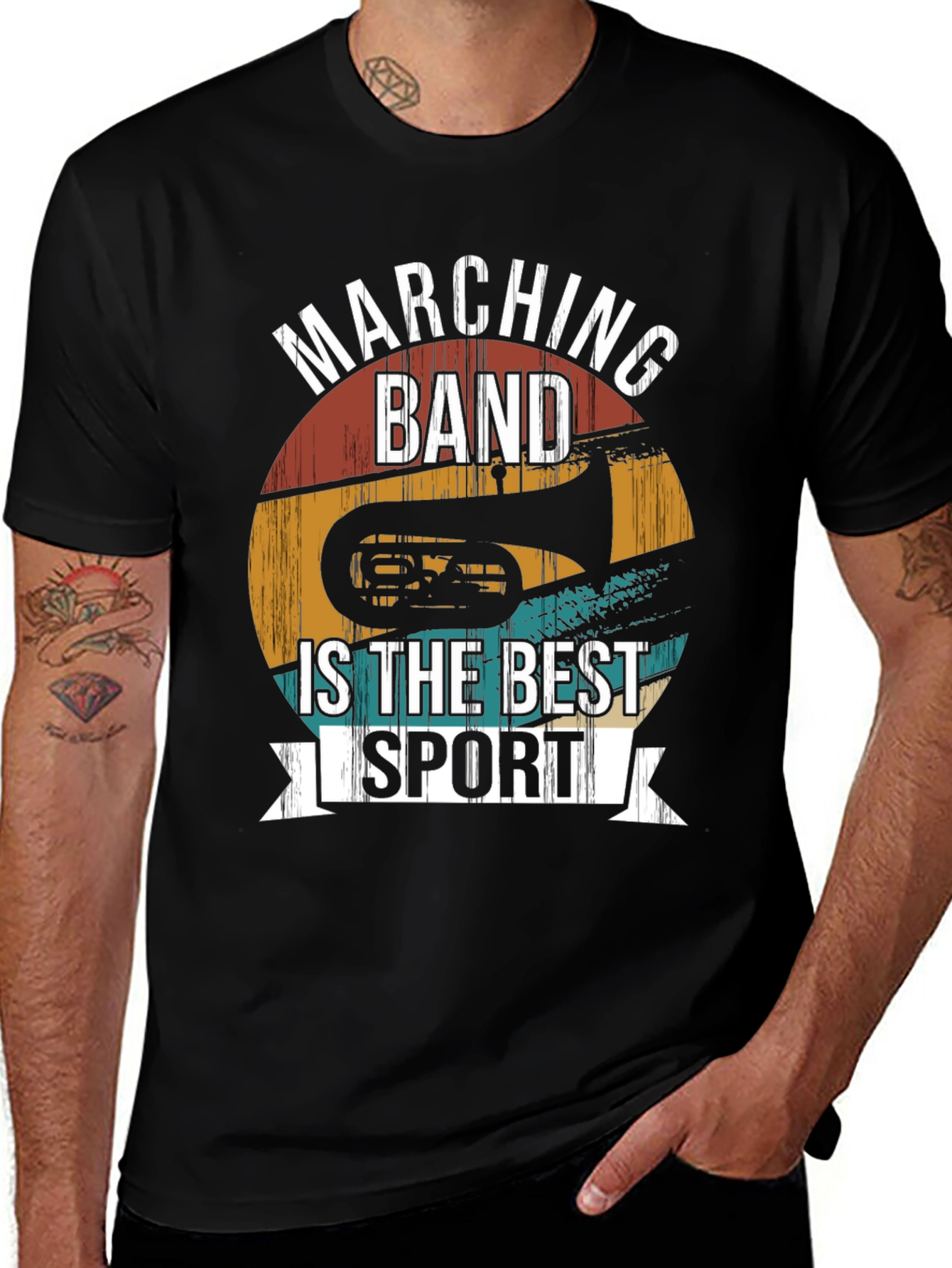 Marching Band Best Sport Tee