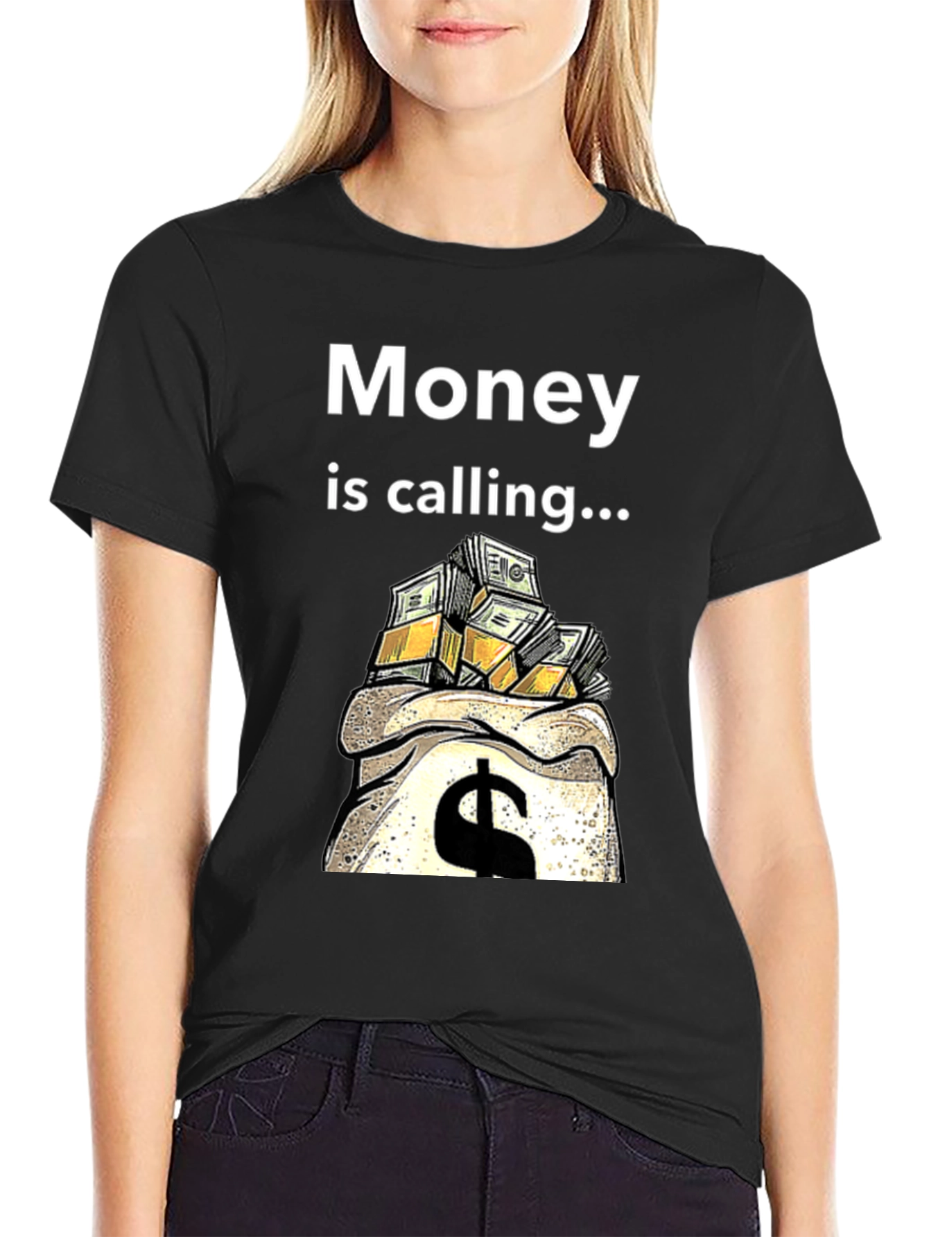 Money Calling Graphic Tee