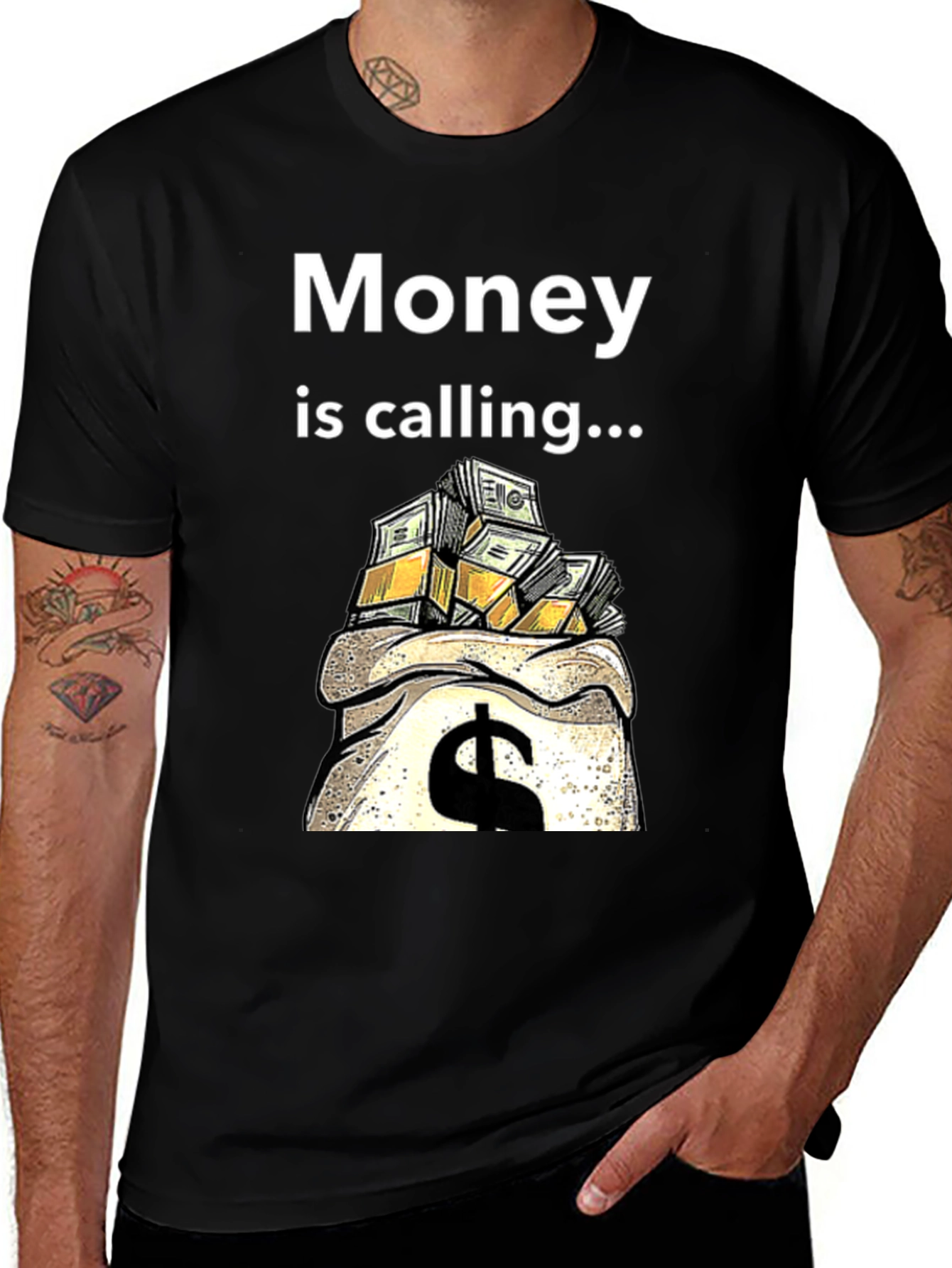 Money Calling Graphic Tee