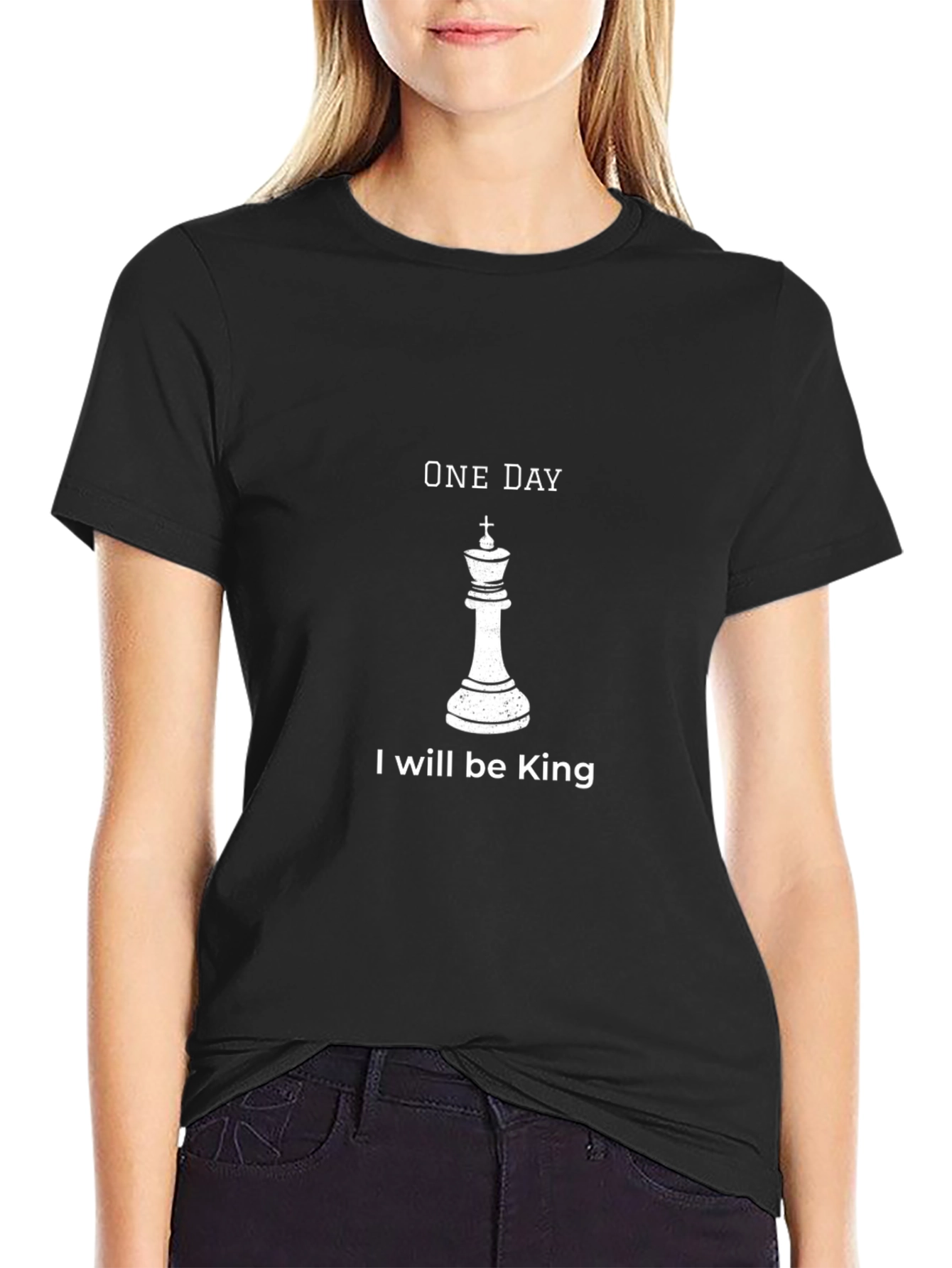 One Day I Will Be King Chess Piece T-Shirt
