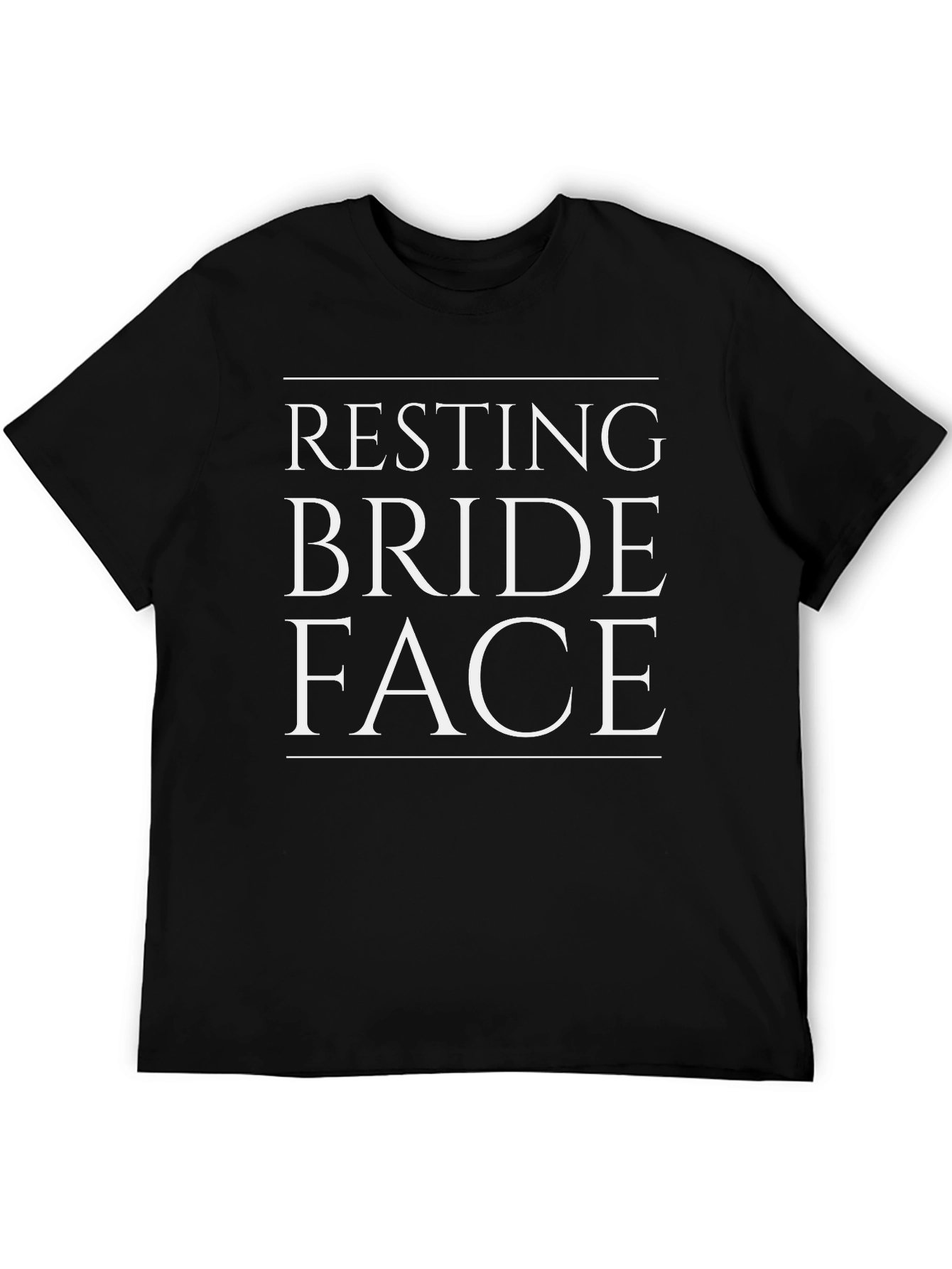 Resting Bride Face Funny Wedding T-Shirt
