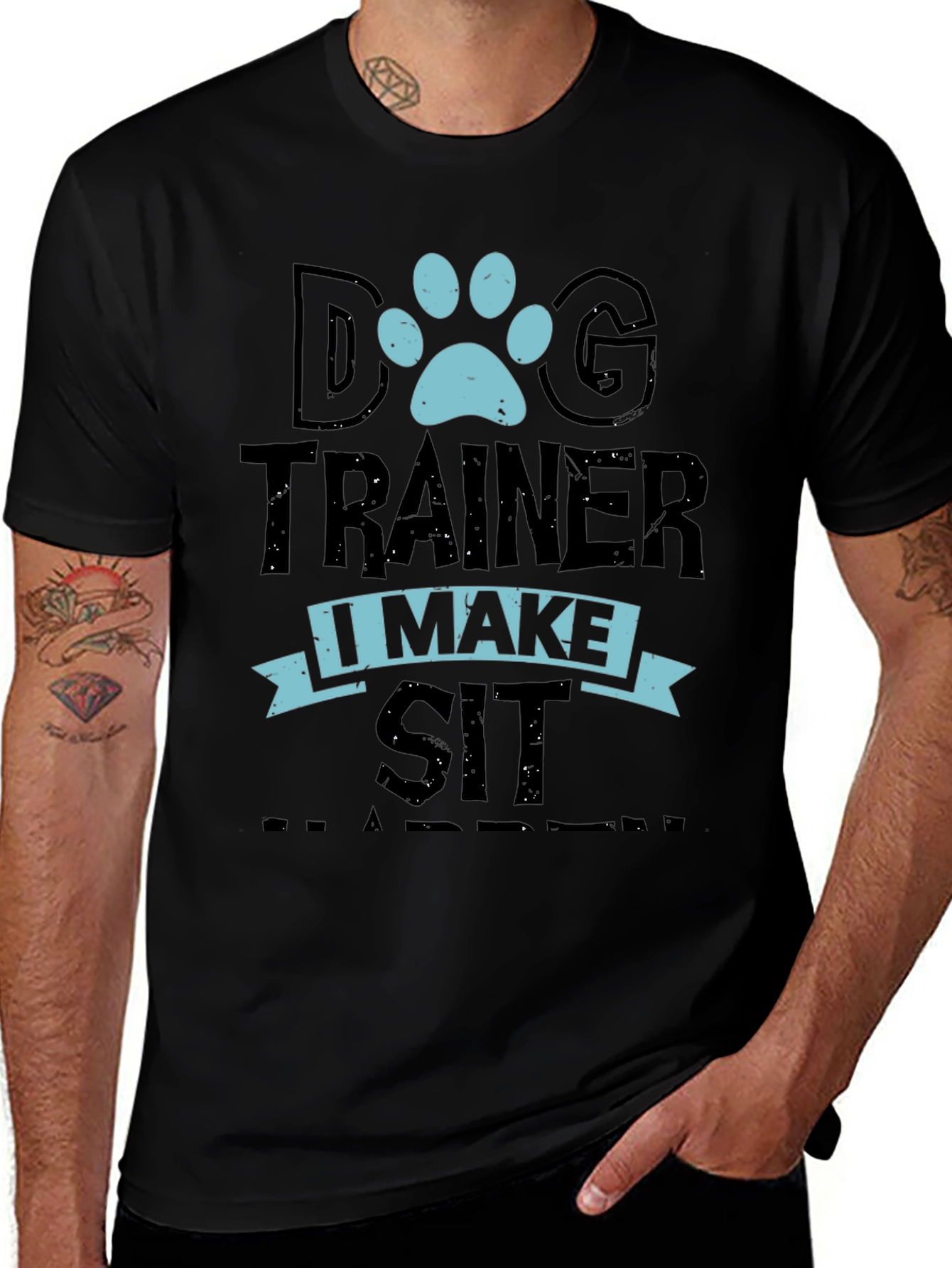 Dog Trainer T-Shirt: I Make Sit Happen
