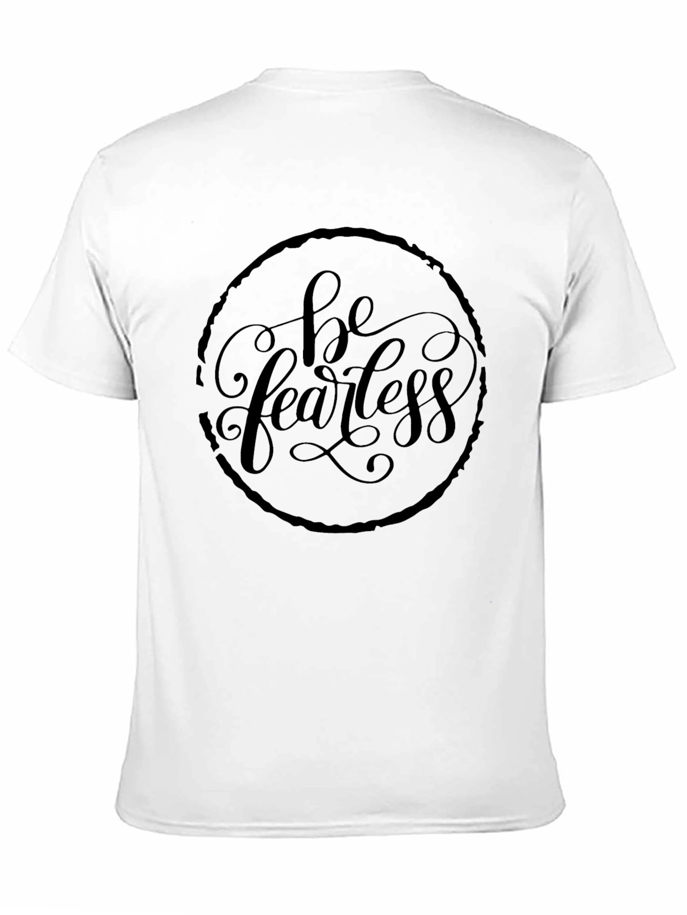 Be Fearless Black Graphic Tee
