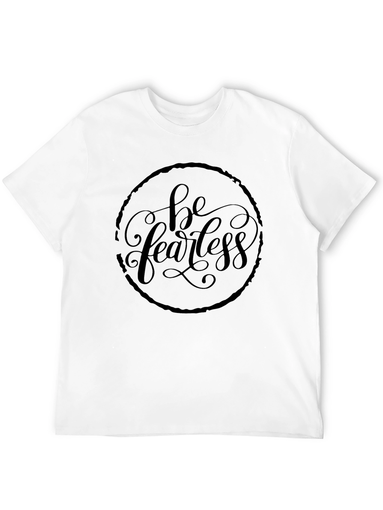 Be Fearless Black Graphic Tee