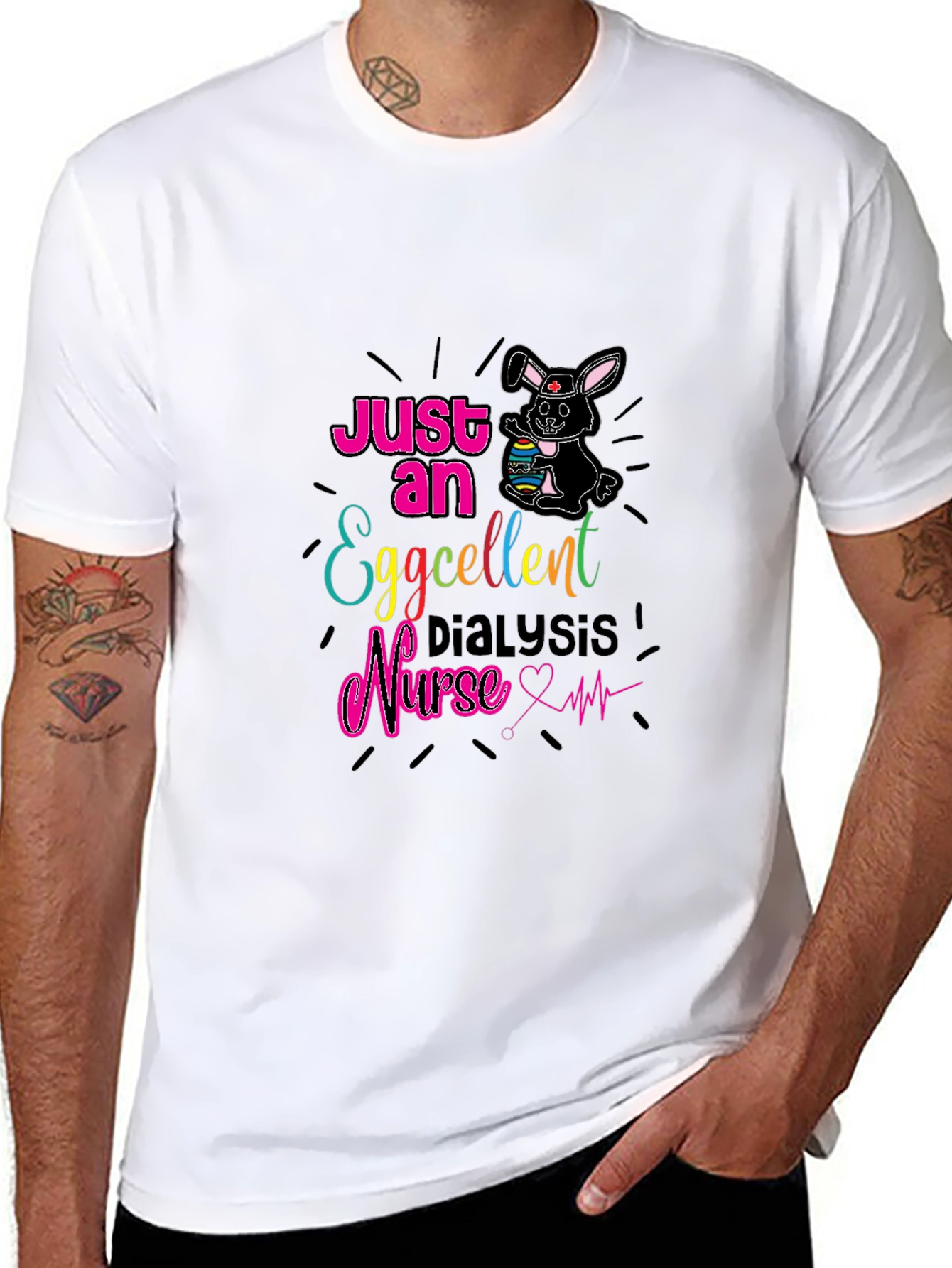 Eggcellent Dialysis Nurse Easter T-Shirt