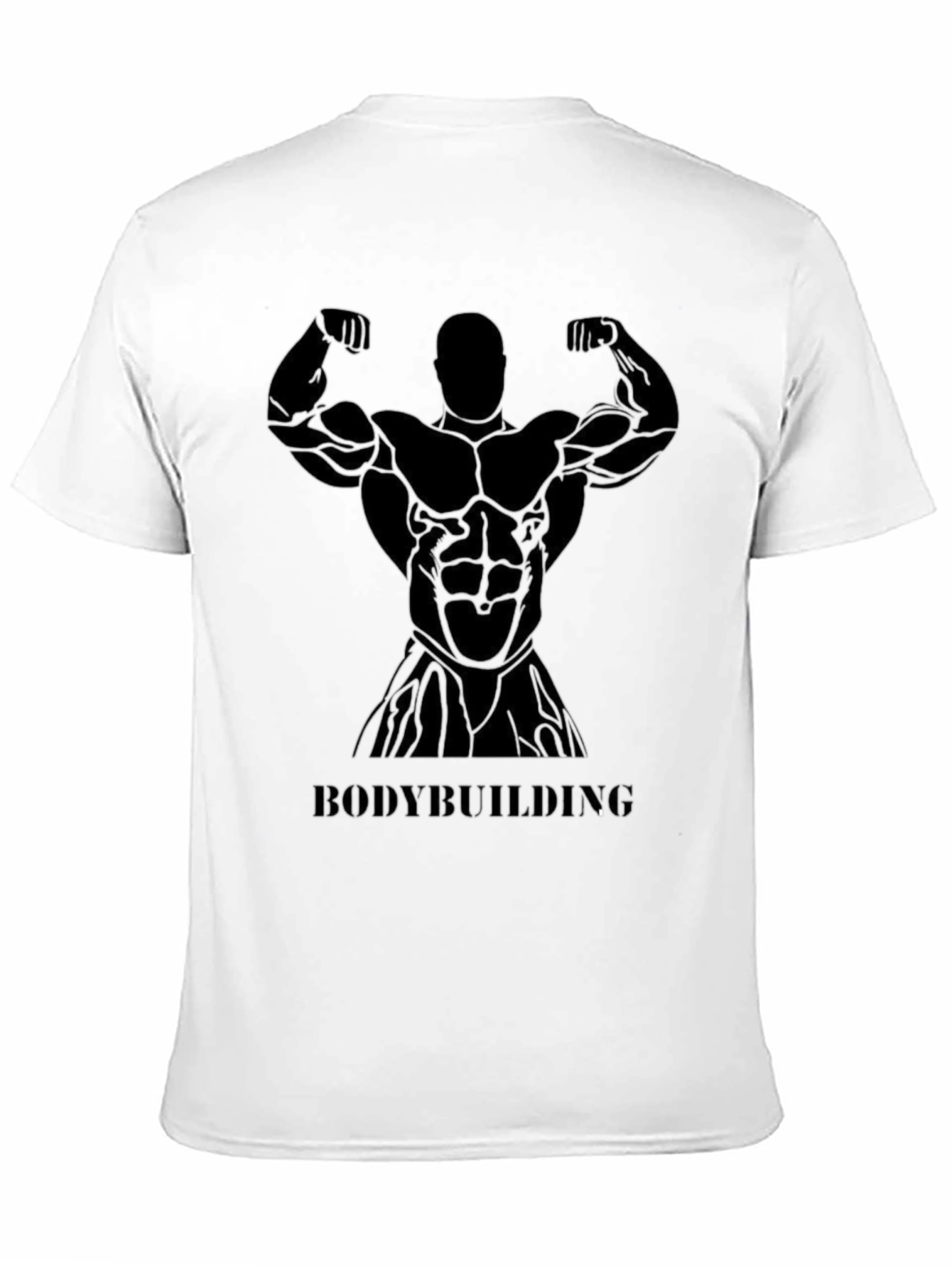 Bodybuilding Graphic Tee - Black Fitness Shirt