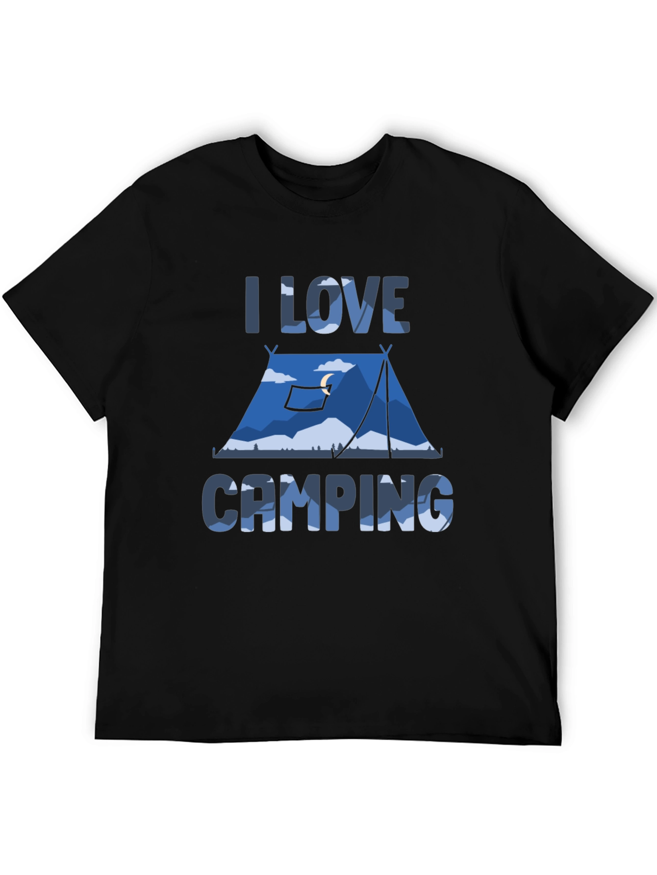 I Love Camping T-Shirt - Outdoor Adventure Apparel