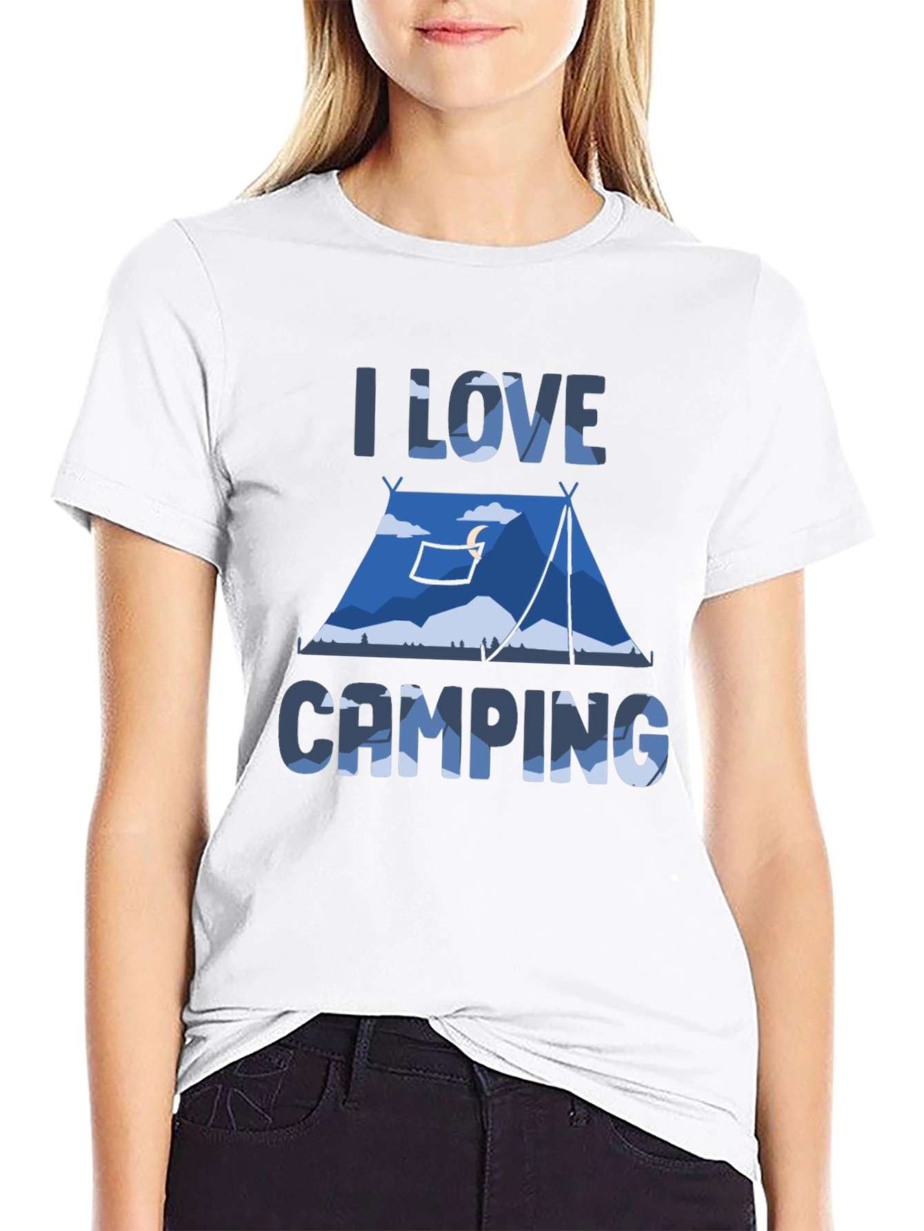 I Love Camping T-Shirt - Outdoor Adventure Apparel