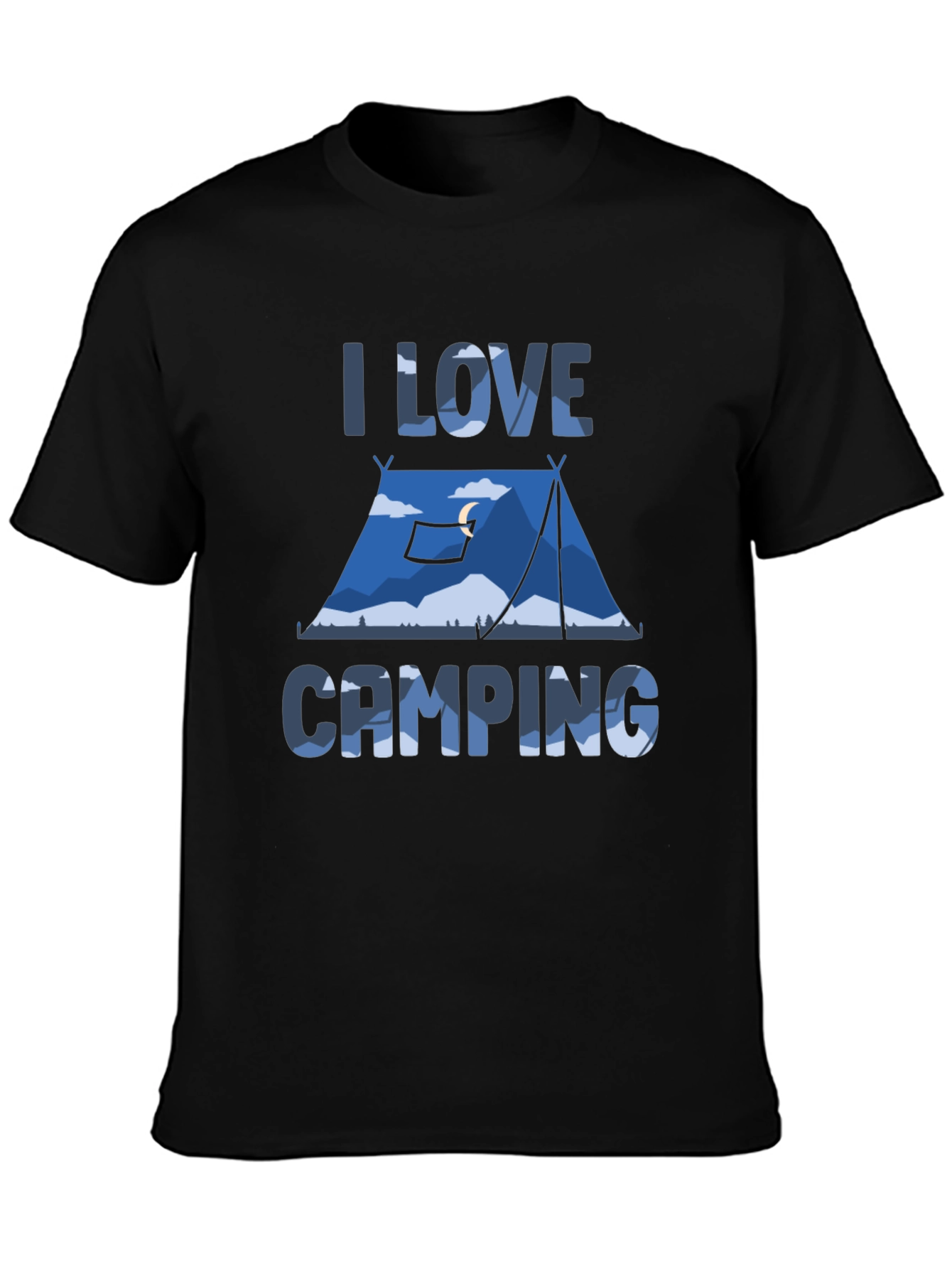 I Love Camping T-Shirt - Outdoor Adventure Apparel