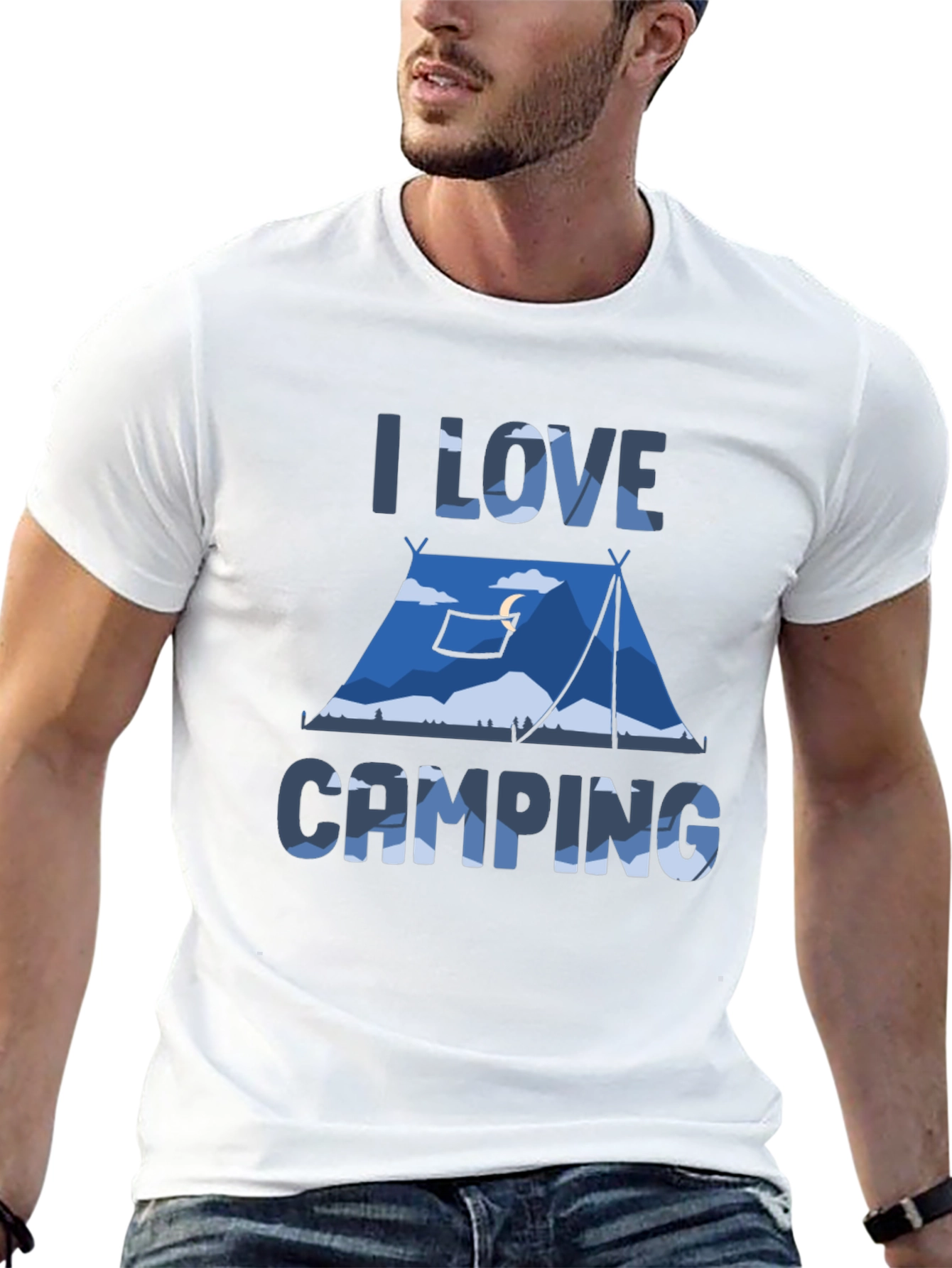 I Love Camping T-Shirt - Outdoor Adventure Apparel