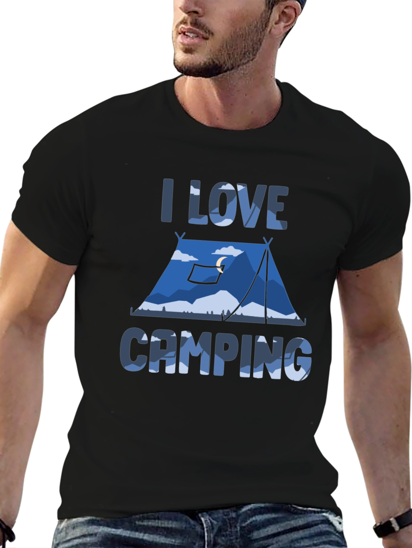I Love Camping T-Shirt - Outdoor Adventure Apparel