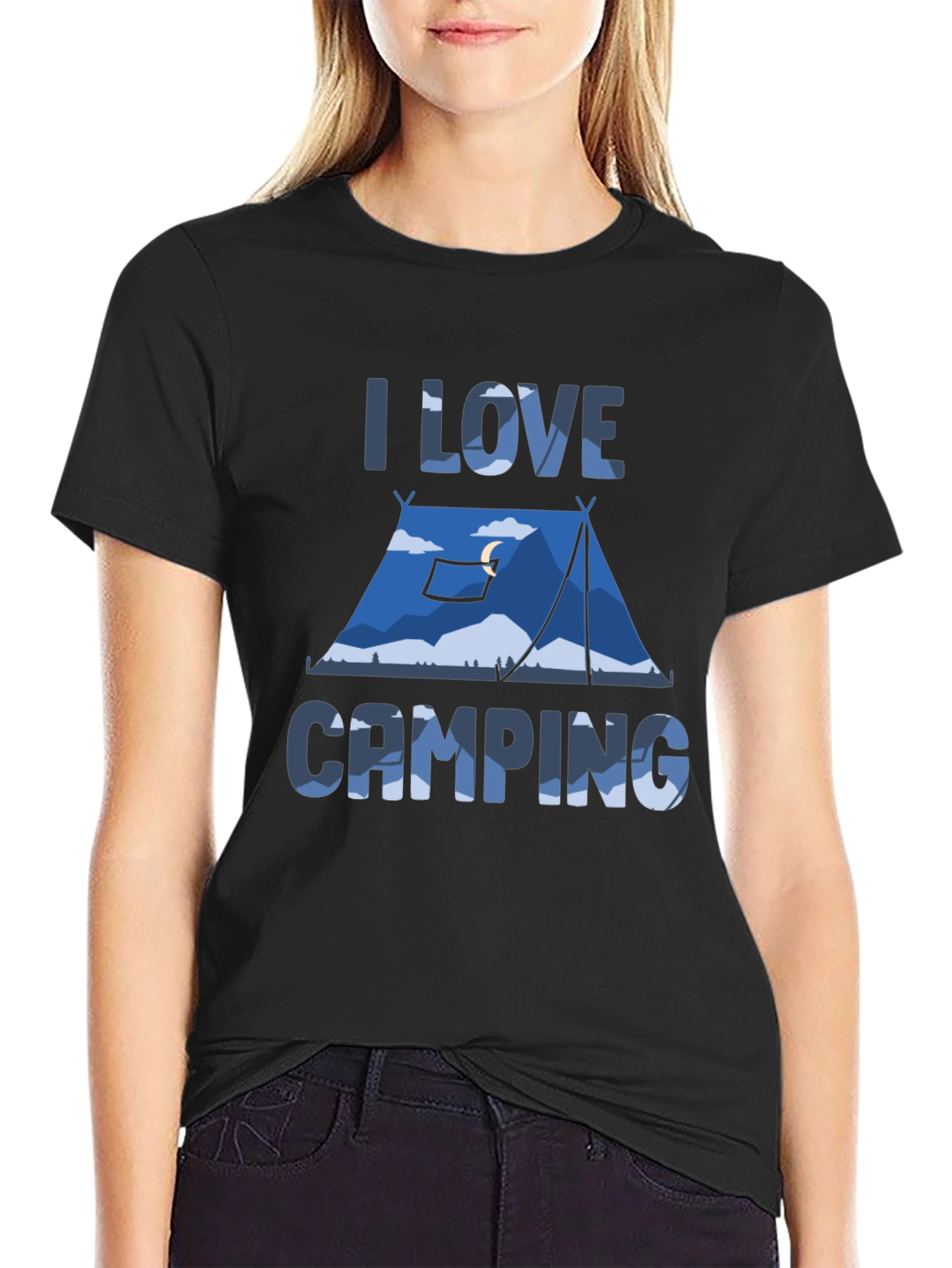 I Love Camping T-Shirt - Outdoor Adventure Apparel