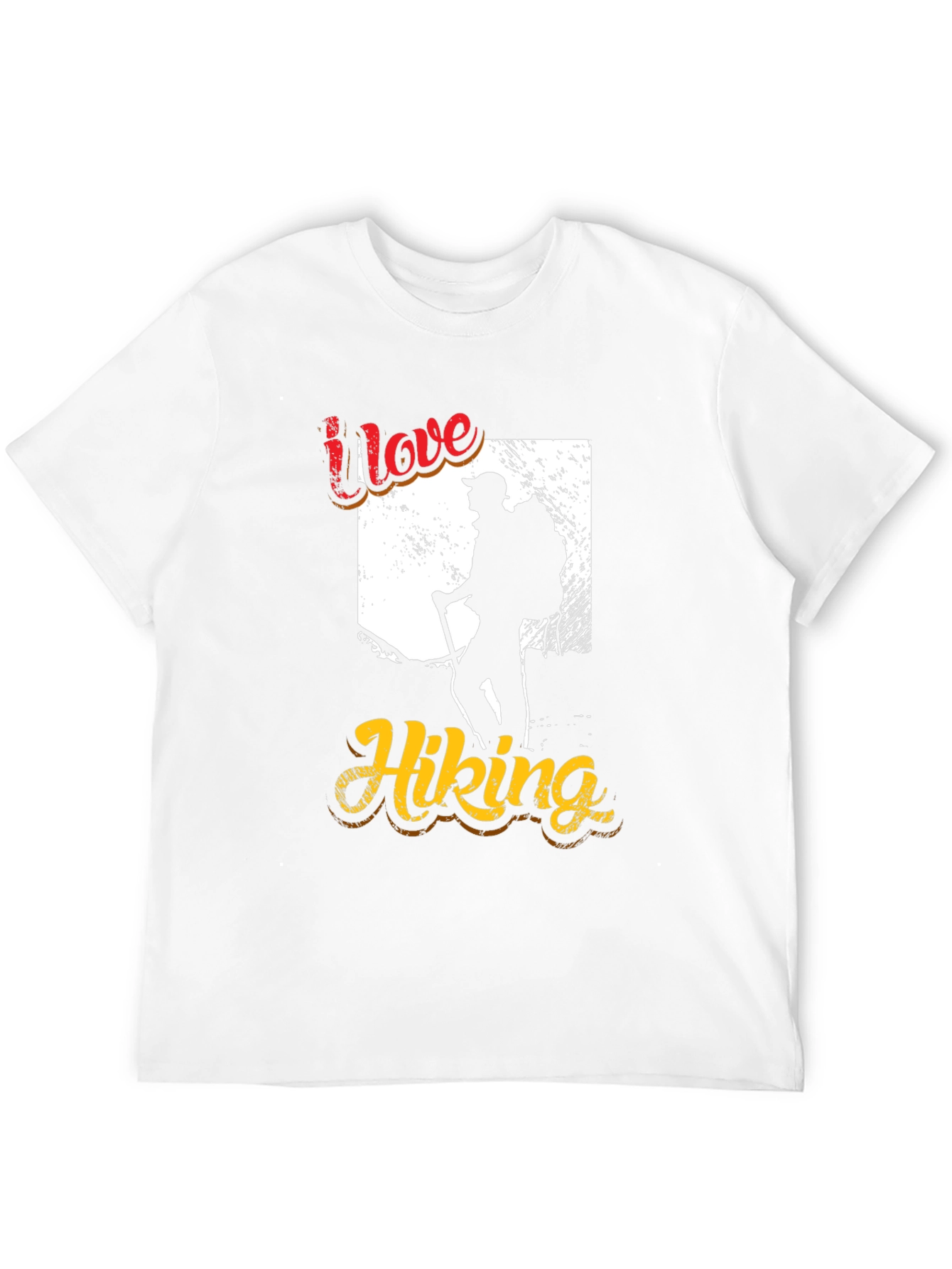 I Love Hiking Graphic T-Shirt