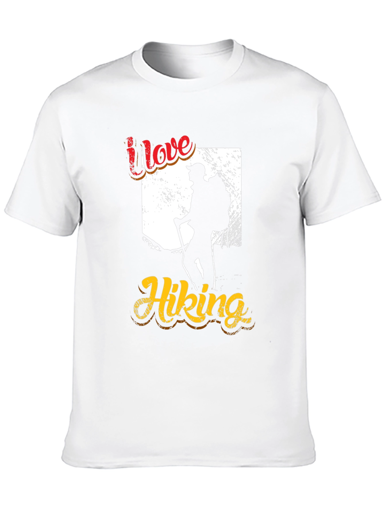 I Love Hiking Graphic T-Shirt