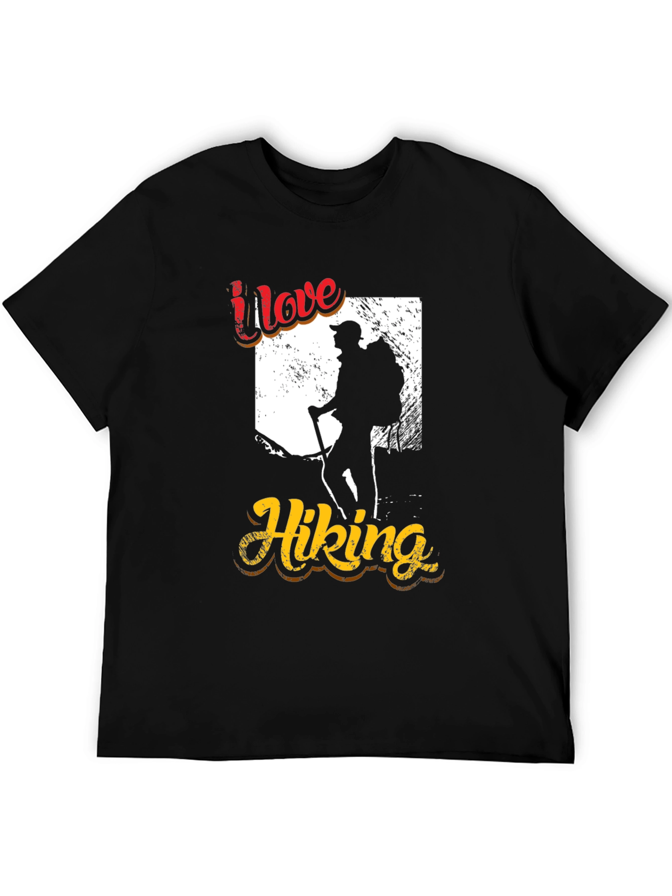 I Love Hiking Graphic T-Shirt