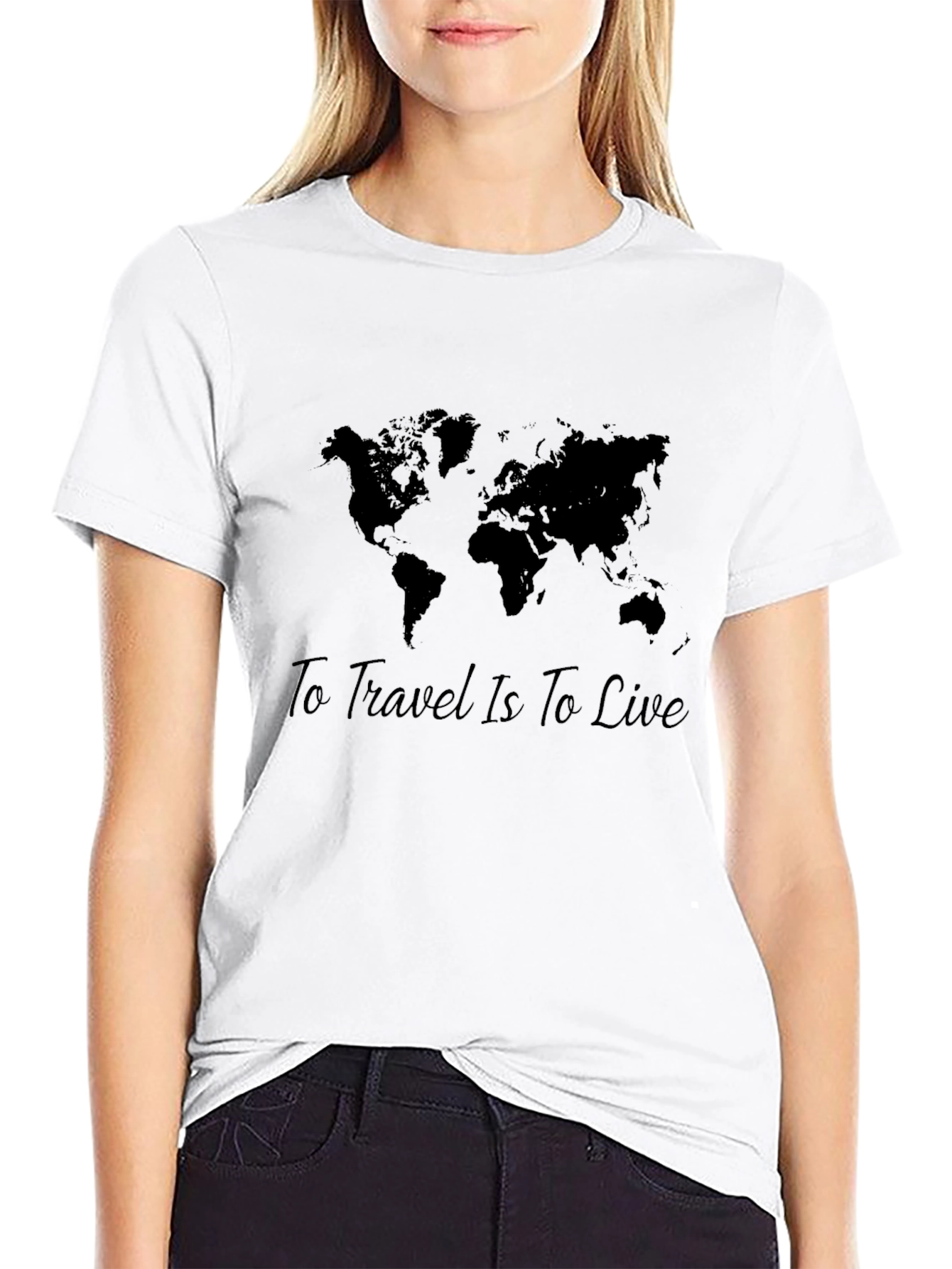 World Map Travel T-Shirt