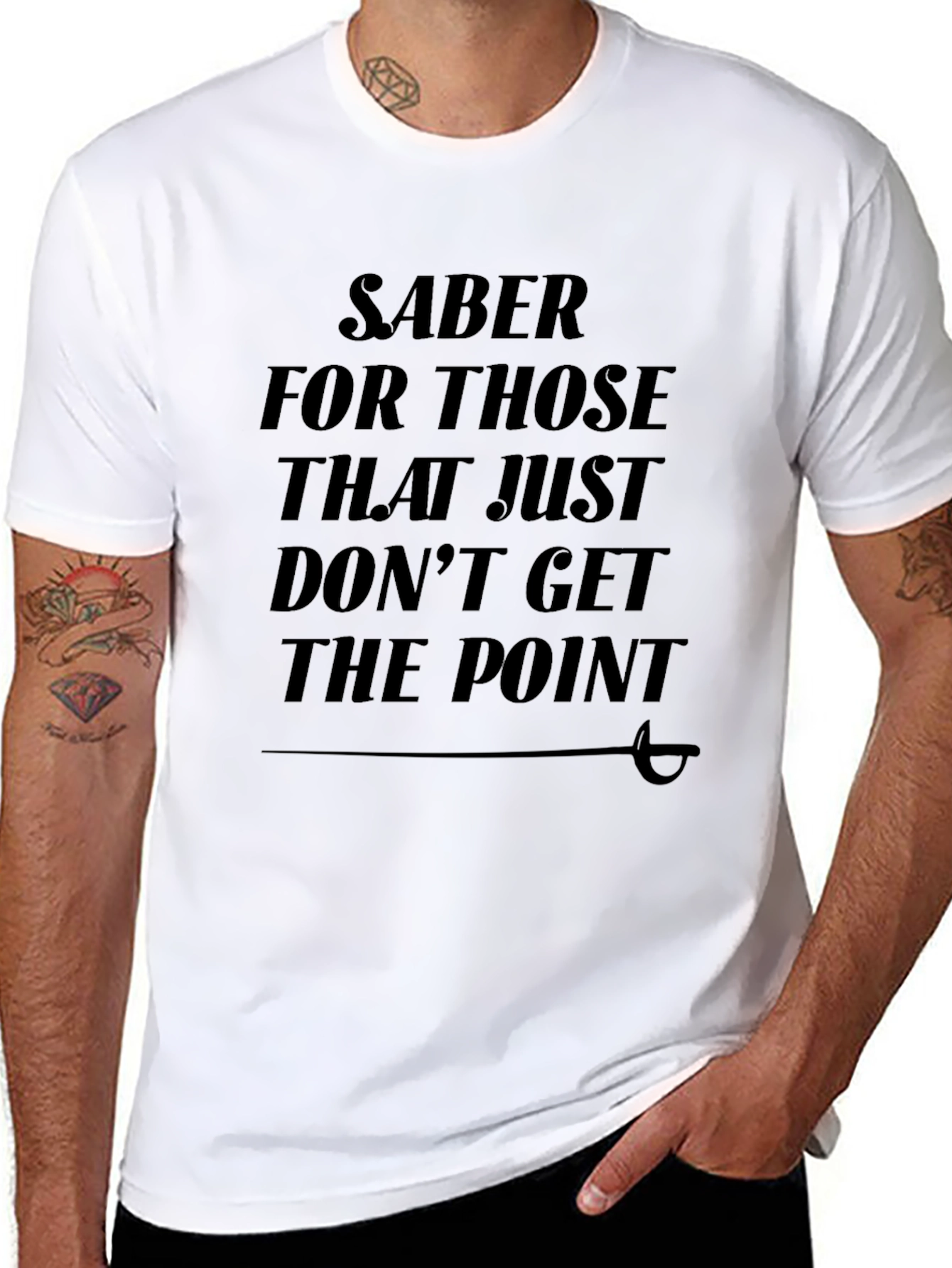 Saber The Point Graphic T-Shirt