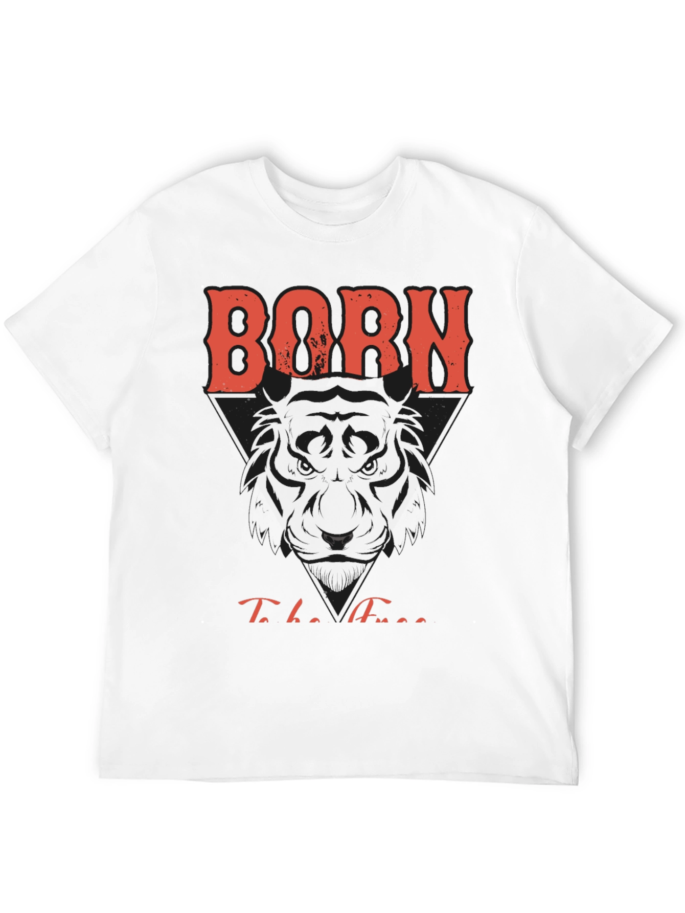 Born To Be Free Graphic Print Tee