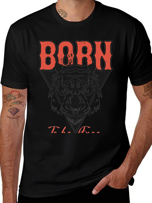 Born To Be Free Graphic Print Tee