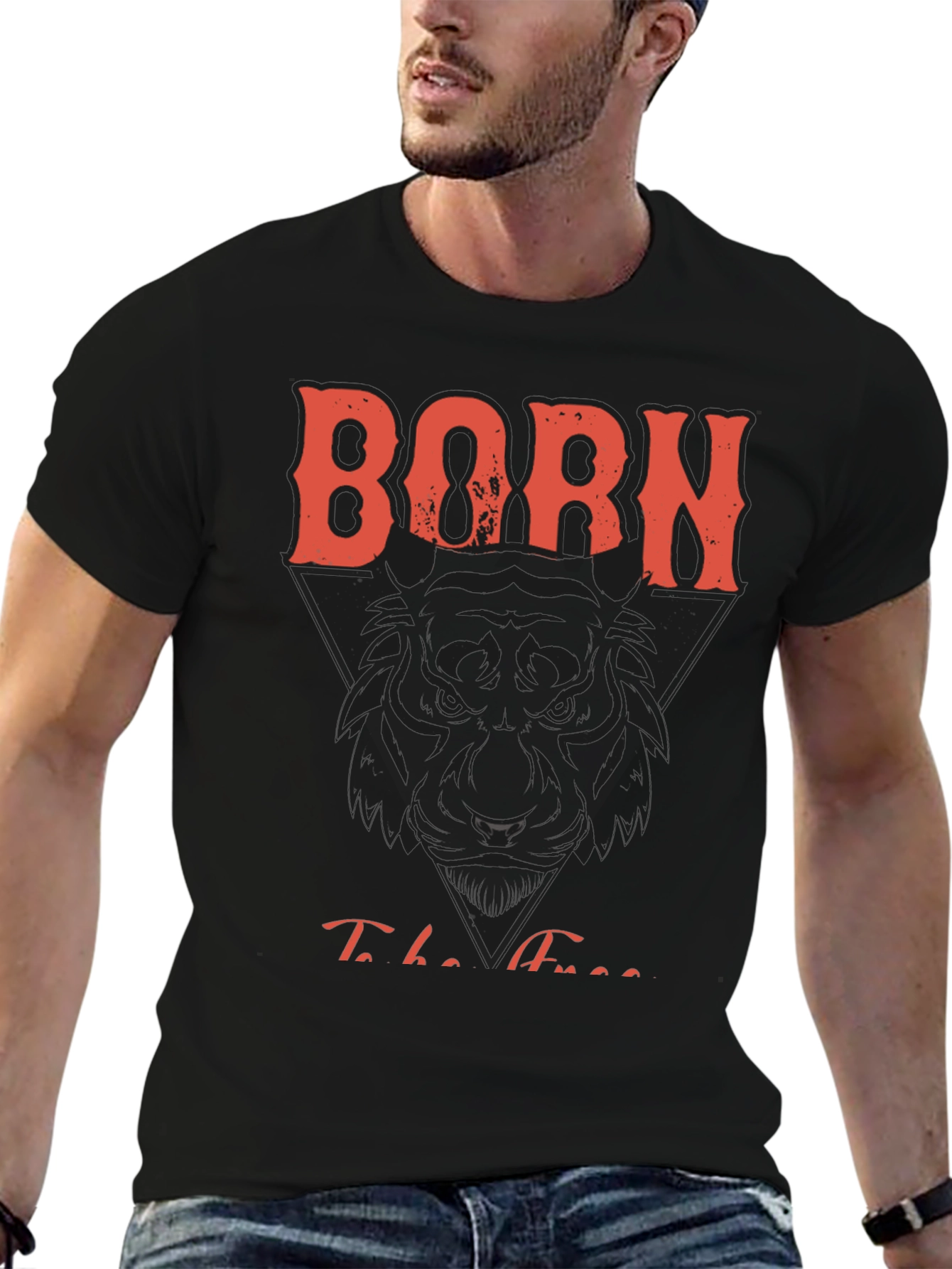 Born To Be Free Graphic Print Tee