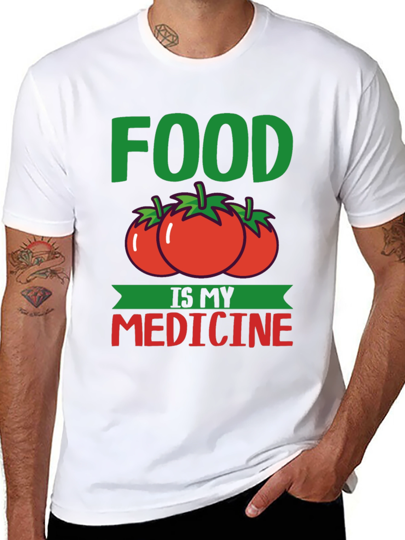 Food Is My Medicine Graphic T-Shirt