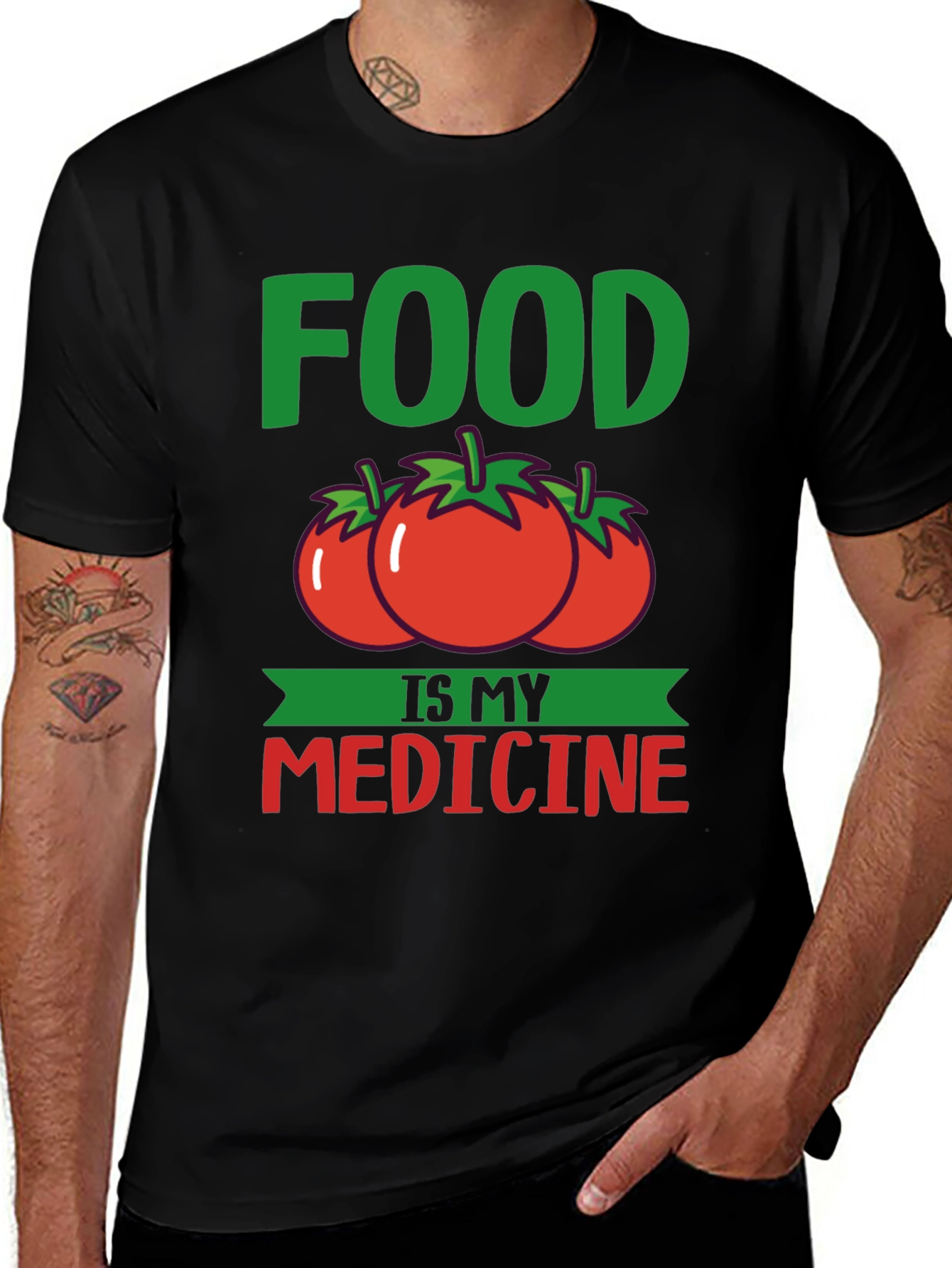 Food Is My Medicine Graphic T-Shirt