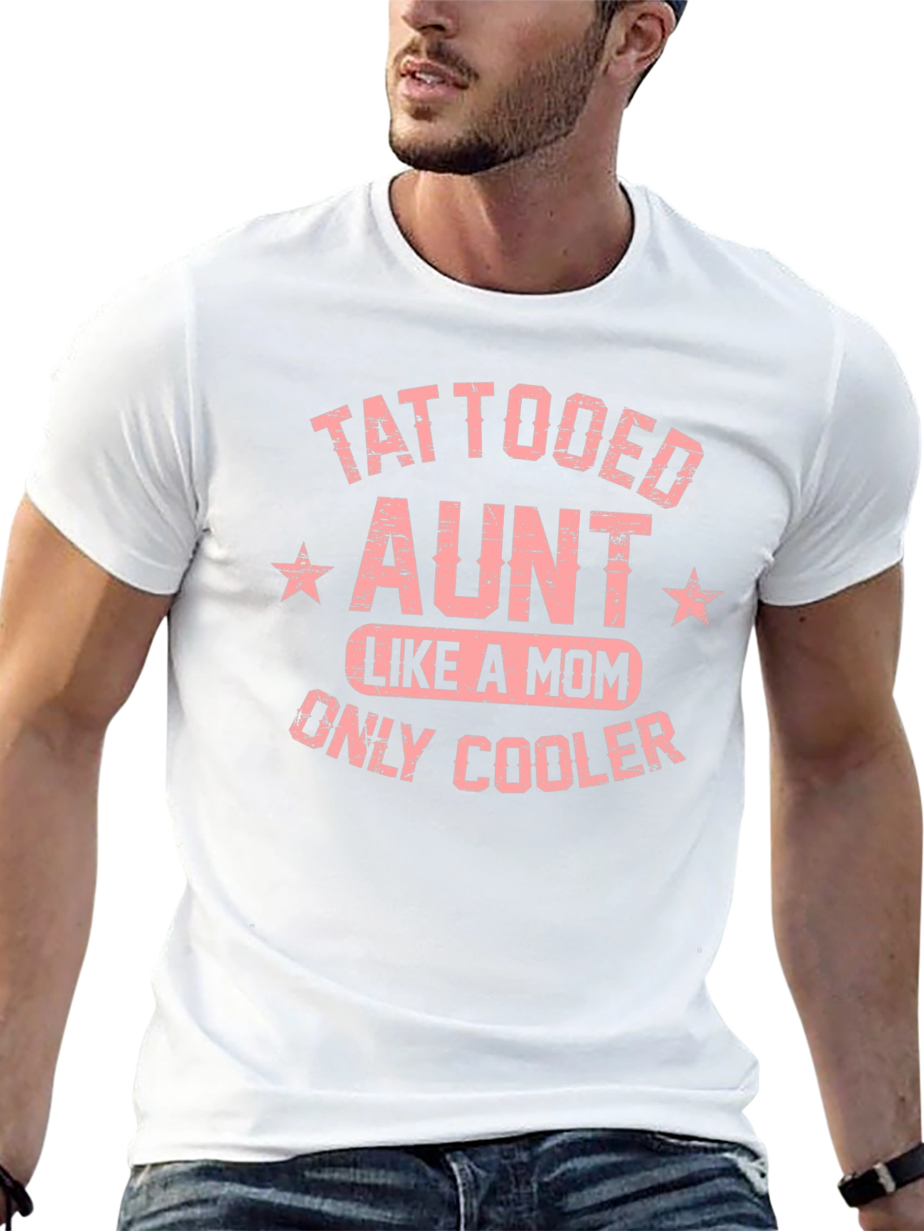 Tattooed Aunt Like A Mom Only Cooler T-Shirt