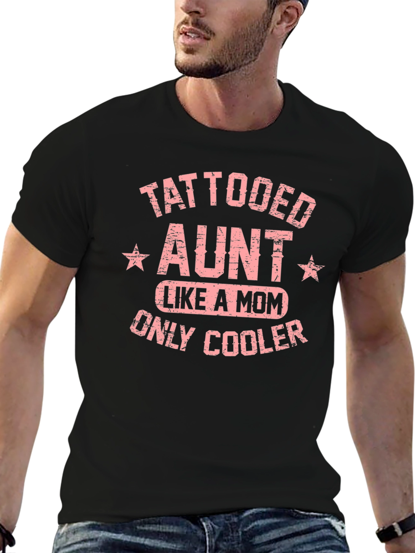 Tattooed Aunt Like A Mom Only Cooler T-Shirt