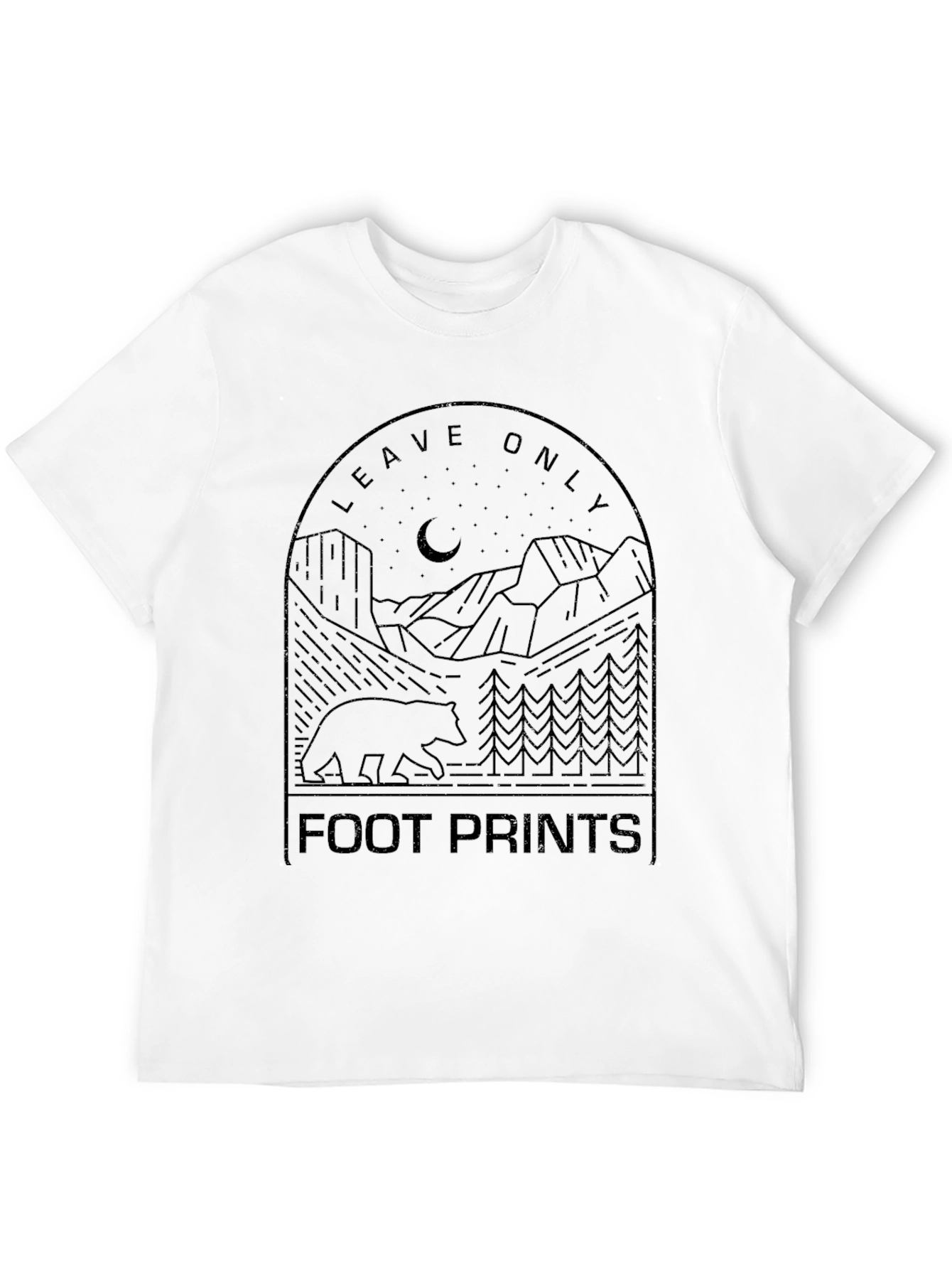 Leave Only Footprints Graphic Tee