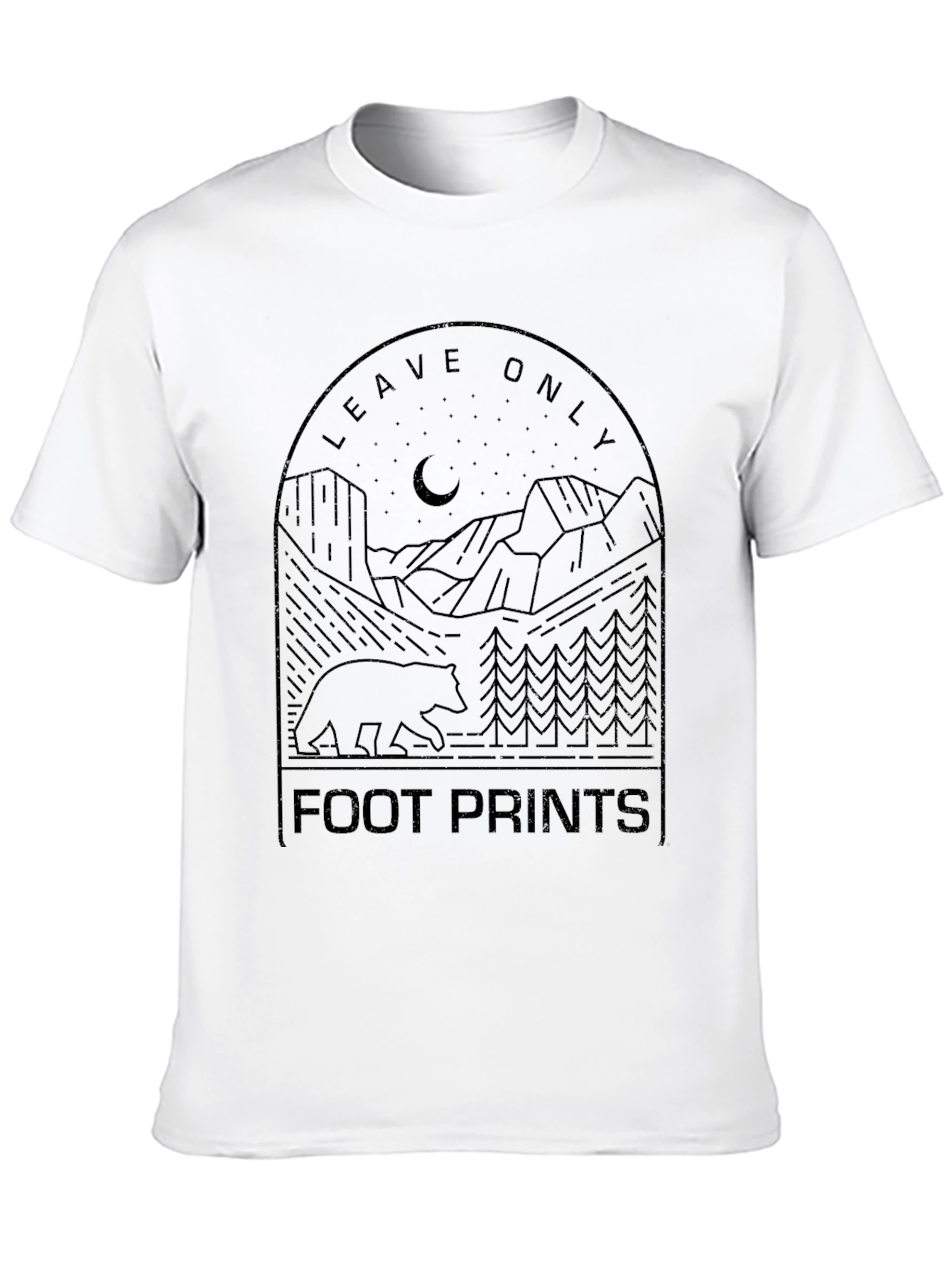 Leave Only Footprints Graphic Tee
