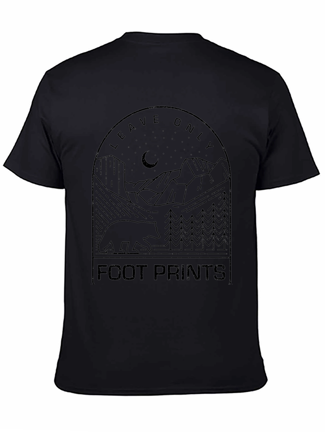 Leave Only Footprints Graphic Tee