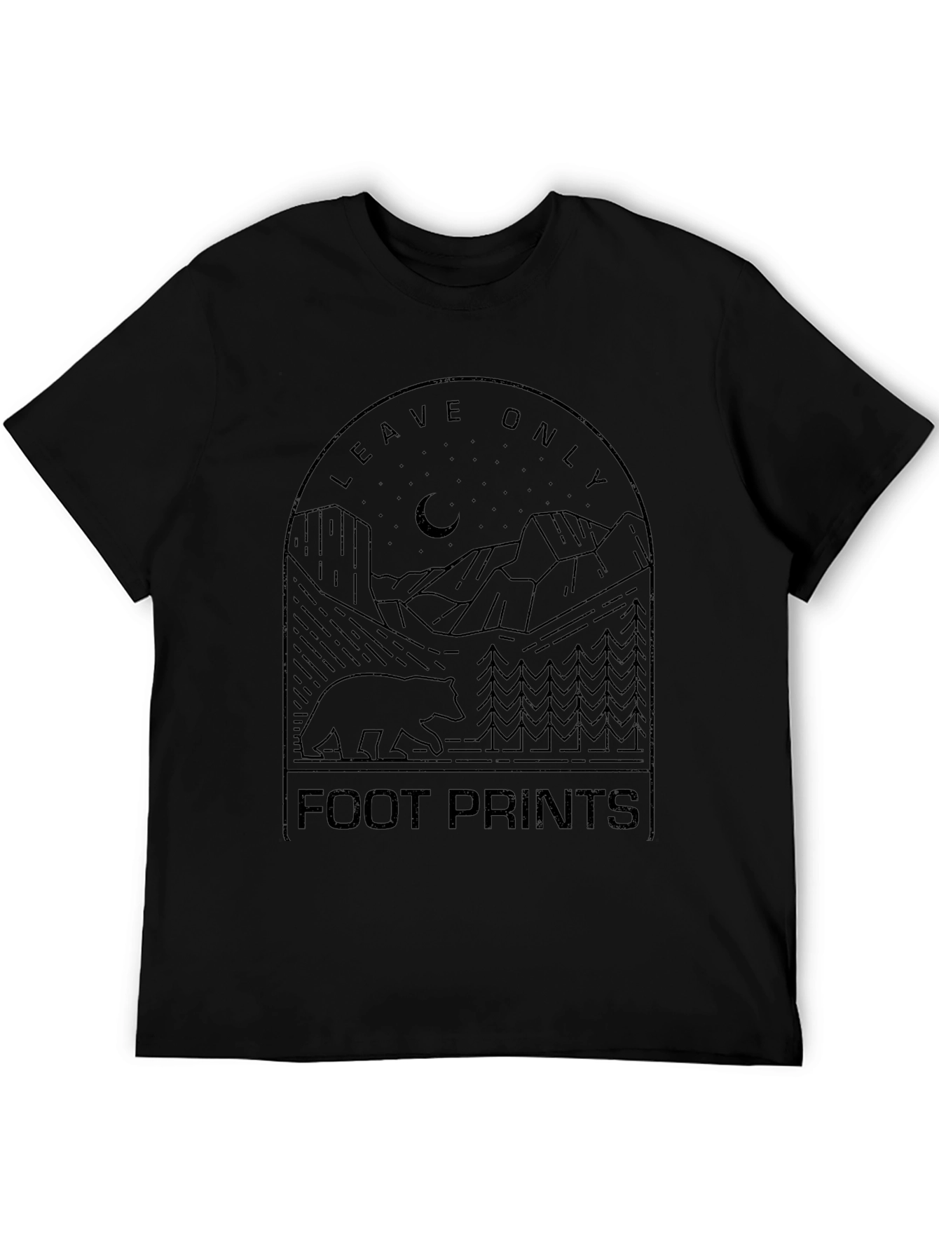Leave Only Footprints Graphic Tee