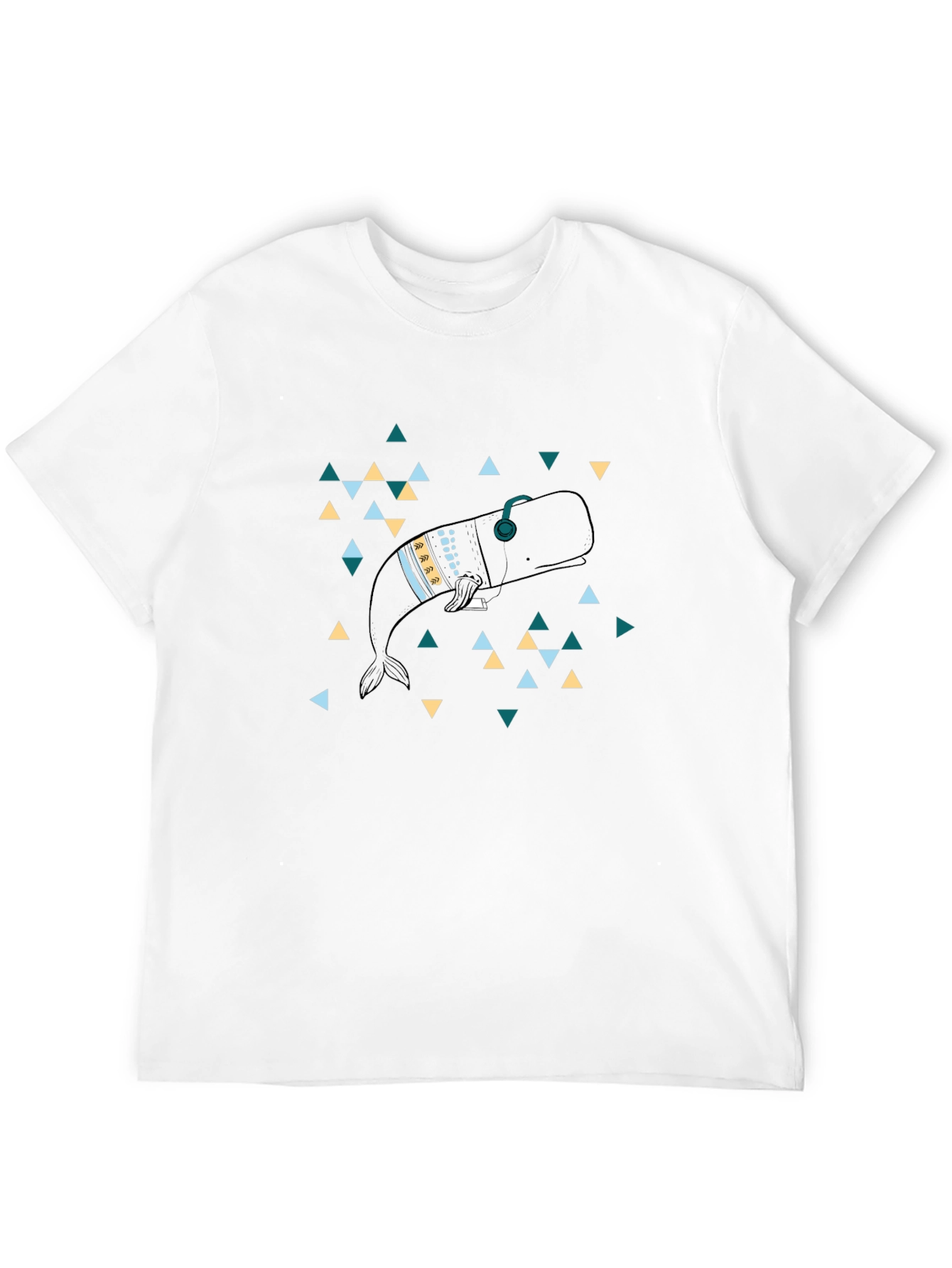 Whimsical Whale Graphic Tee - Cool Casual Comfort