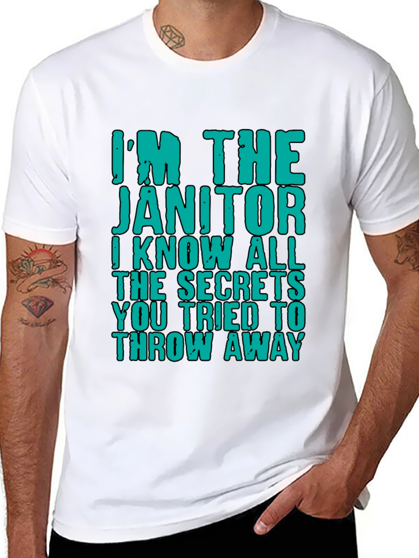 Im The Janitor T-Shirt: Funny Secret Keeper Tee