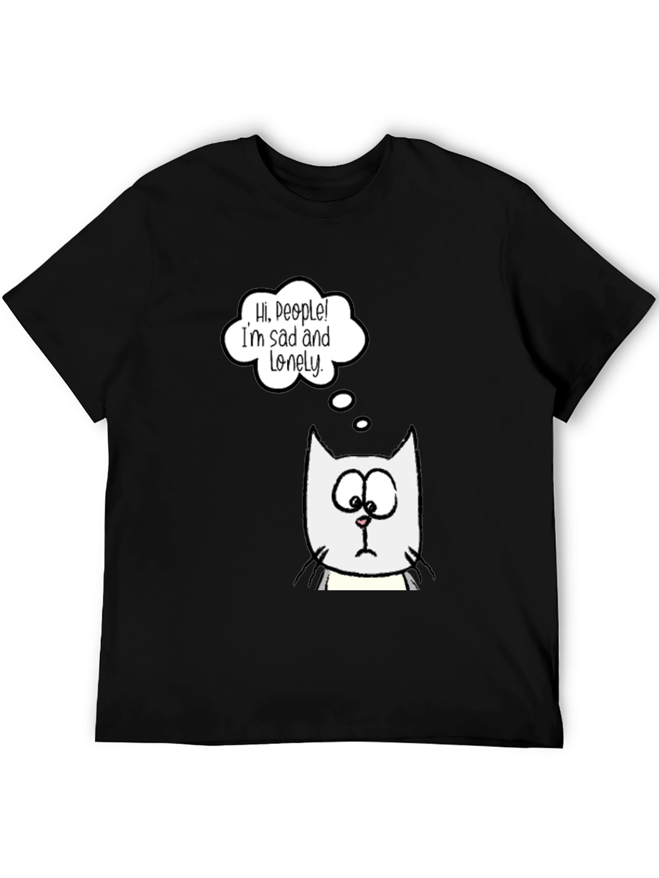 Sad Lonely Cat T-Shirt