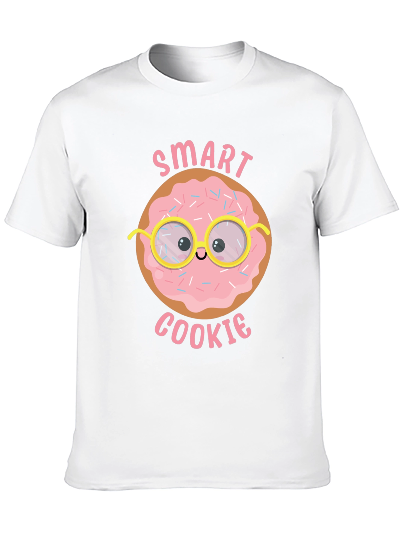 Smart Cookie Donut Graphic T-Shirt